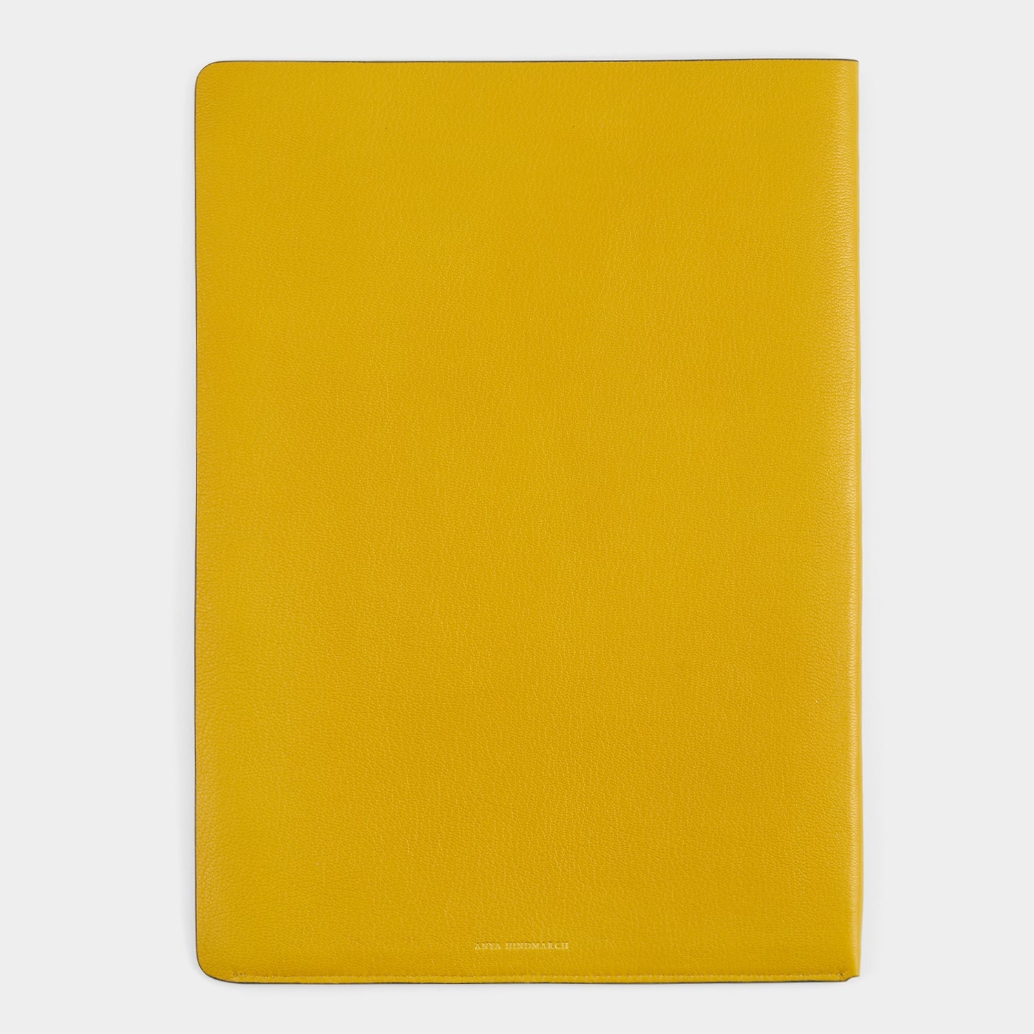 Wink A4 Document Sleeve -

          
            Capra Leather in Mustard Yellow -
          

          Anya Hindmarch EU
