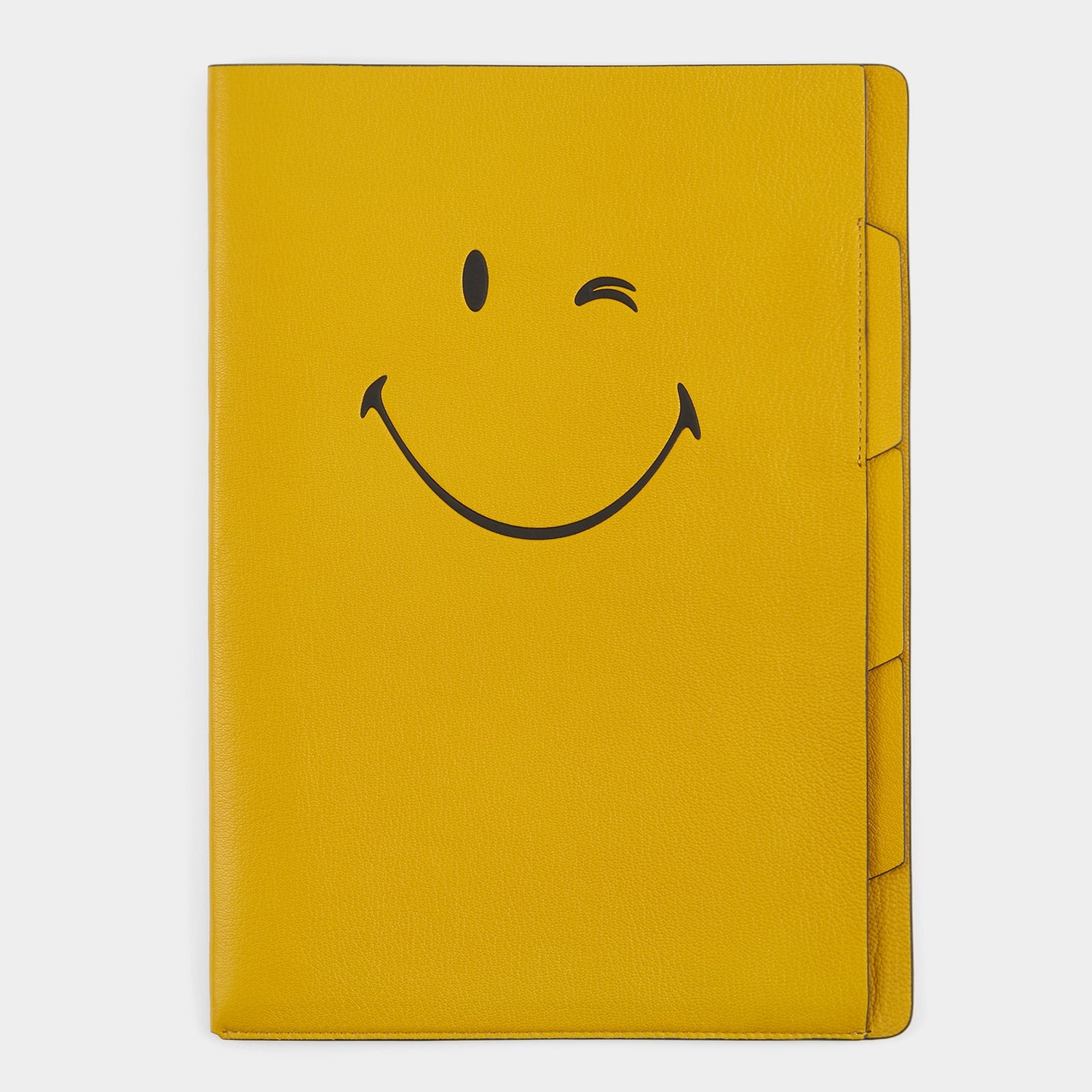 Wink A4 Document Sleeve -

          
            Capra Leather in Mustard Yellow -
          

          Anya Hindmarch EU
