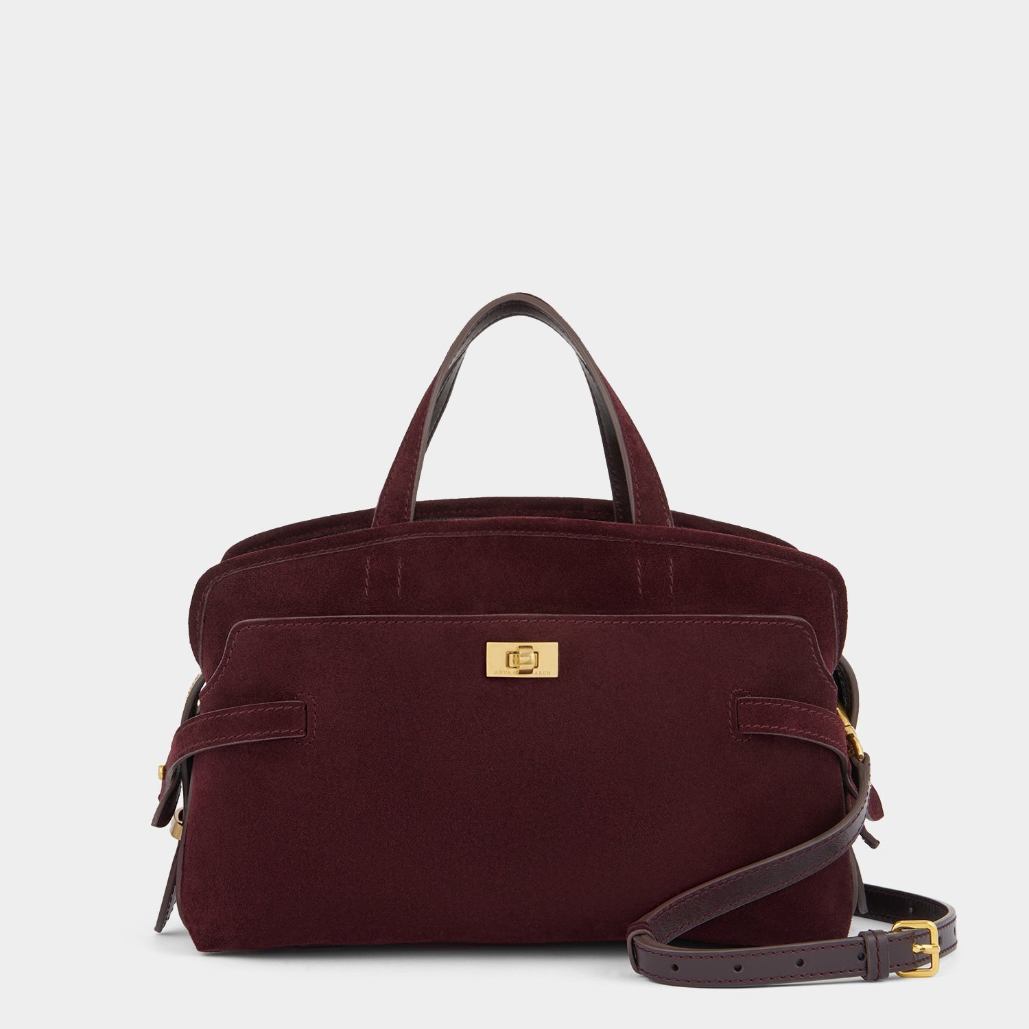 Wilson Cross-body -

          
            Suede/Calf Leather in Grape -
          

          Anya Hindmarch EU
