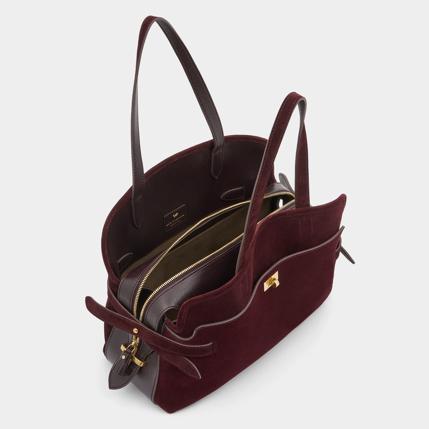 Wilson Shoulder Bag -

          
            Suede/Calf Leather -
          

          Anya Hindmarch EU
