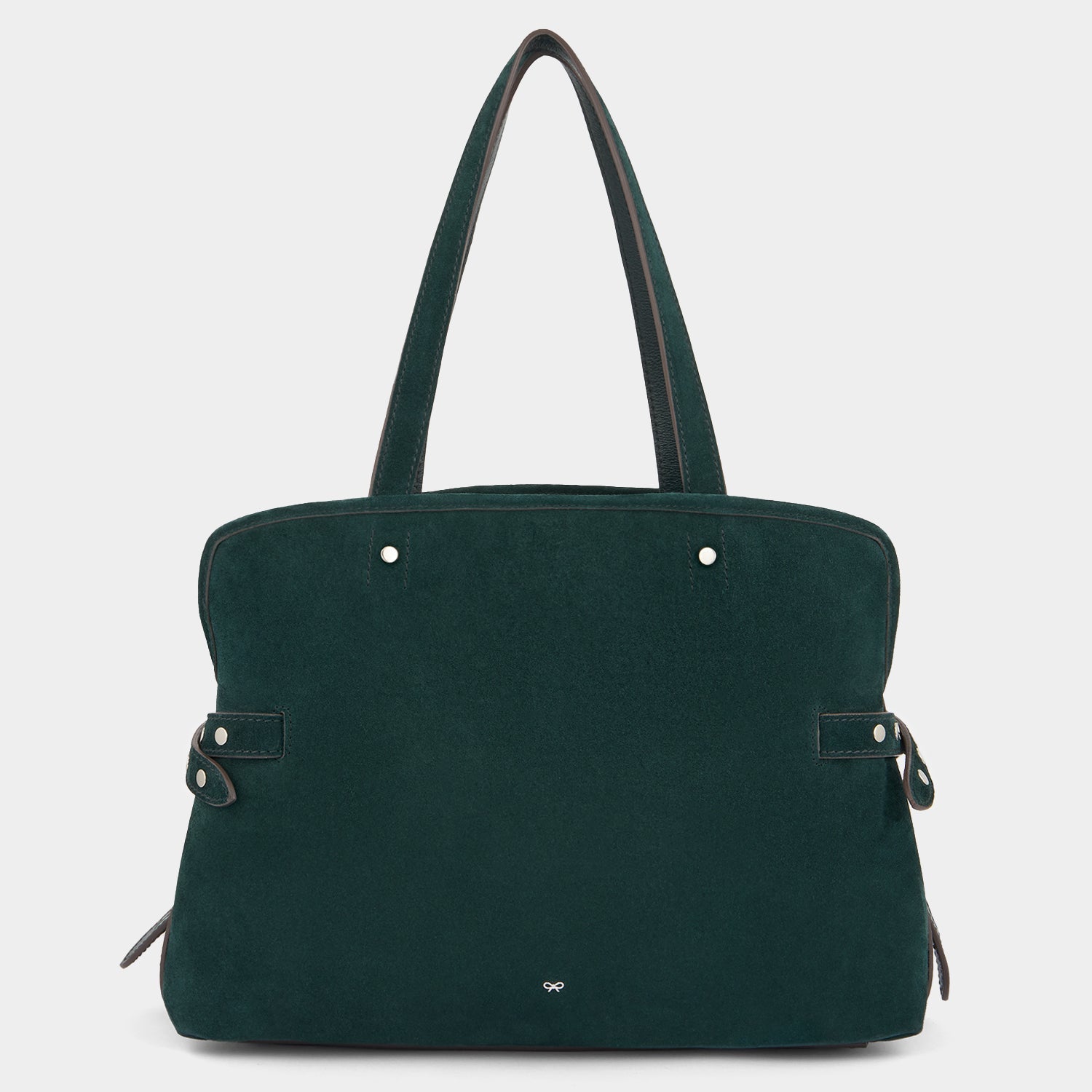 Wilson Studs Shoulder Bag -

          
            Suede/Calf Leather in Ink Green -
          

          Anya Hindmarch EU
