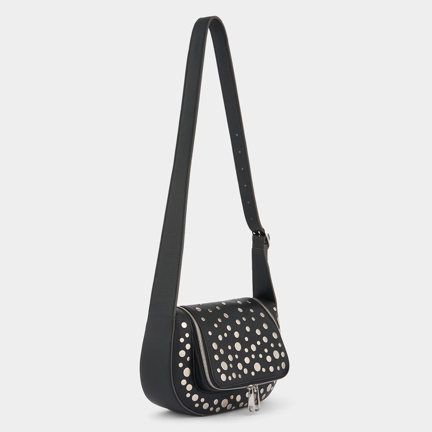 Vere Small Cross-body with Studs -

          
            Calf Leather in Black -
          

          Anya Hindmarch EU
