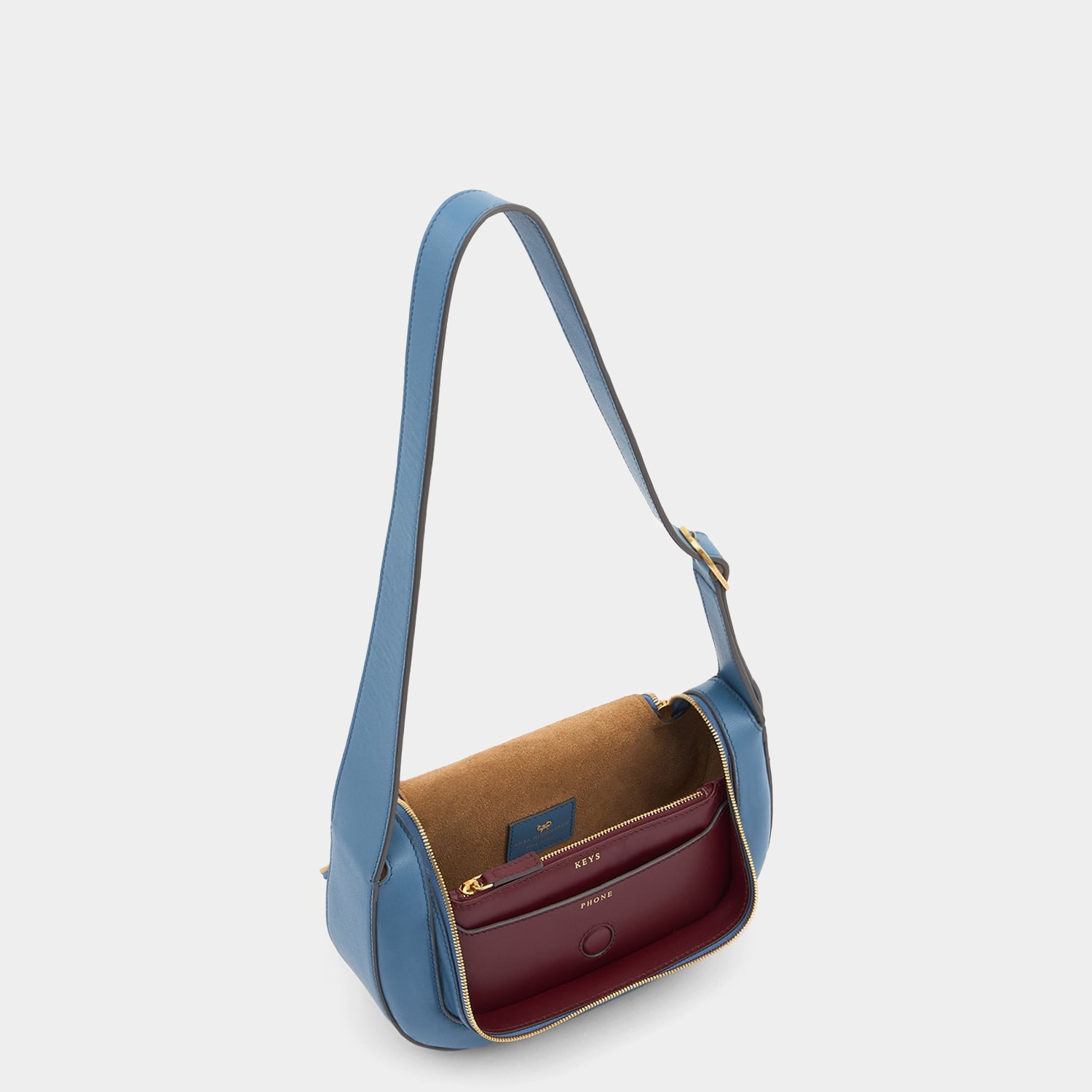 Vere Small Cross-body -

          
            Calf Leather in Bluebird -
          

          Anya Hindmarch EU
