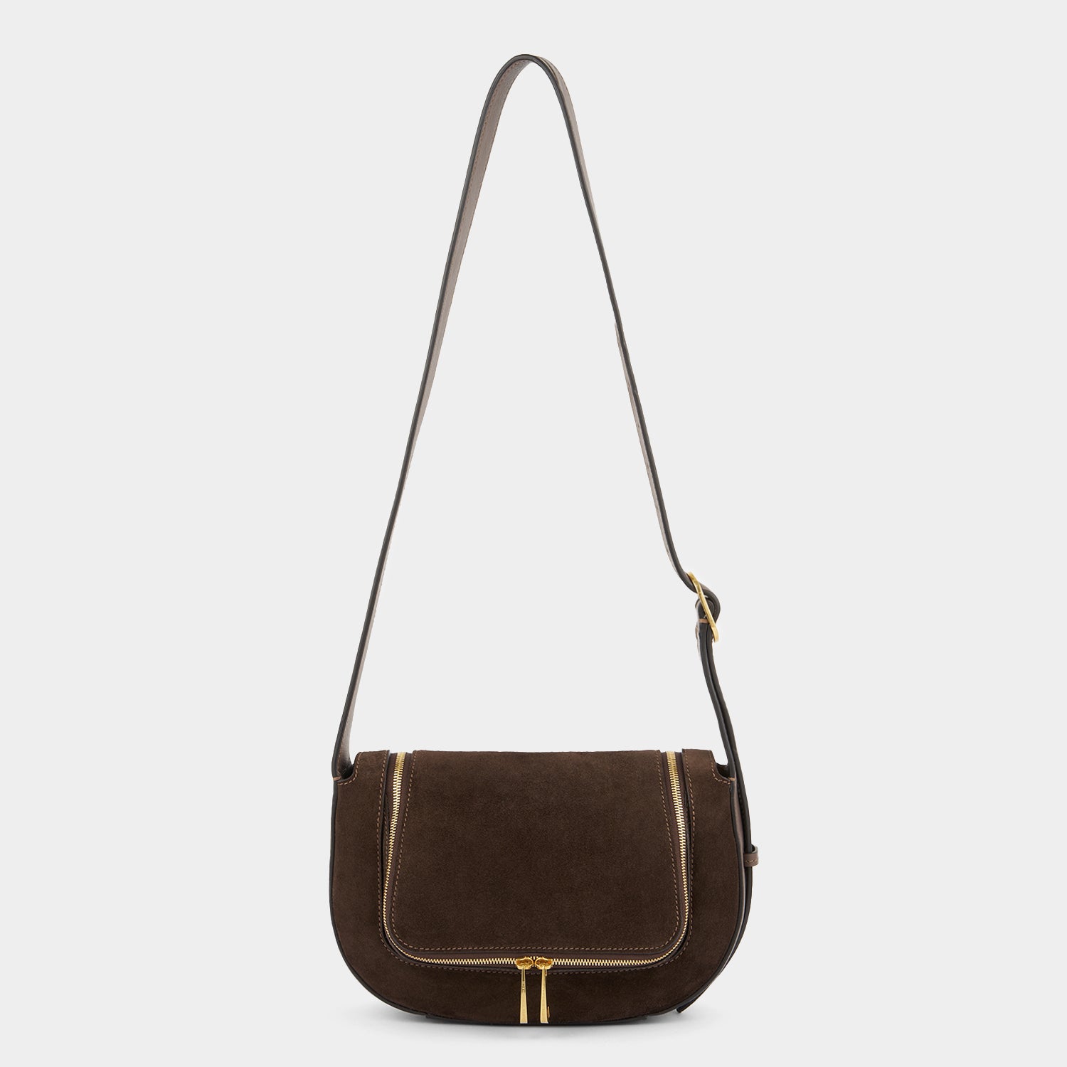 Vere Small Cross-body -

          
            Suede/Calf Leather in Truffle -
          

          Anya Hindmarch EU
