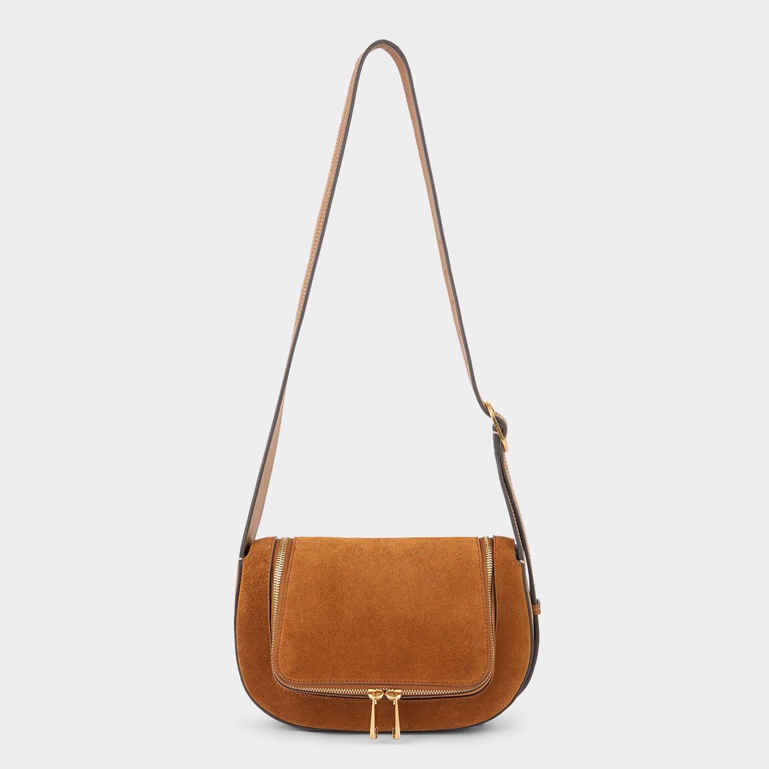 Vere Small Cross-body -

          
            Suede/Calf Leather in Manilla Beige -
          

          Anya Hindmarch EU
