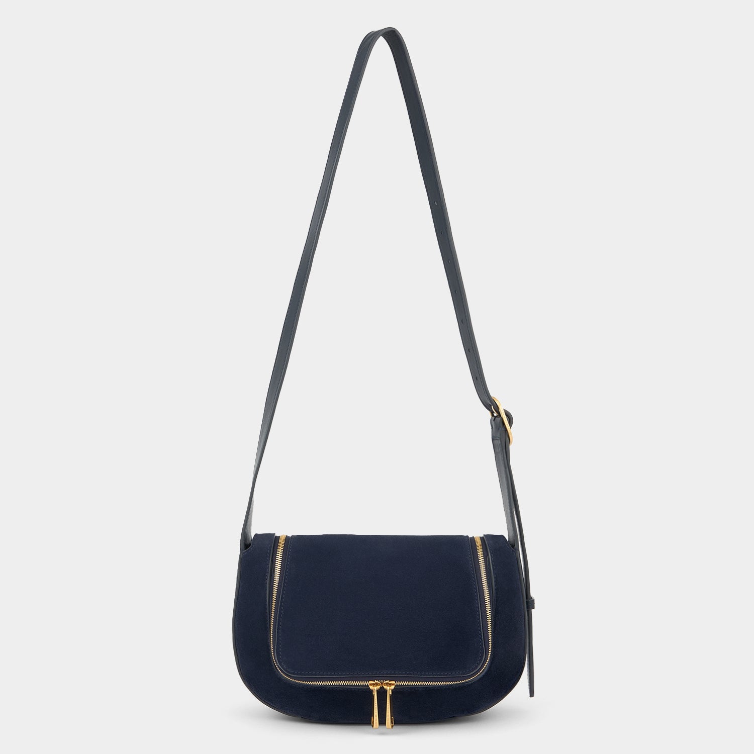 Vere Small Cross-body -

          
            Suede/Calf Leather in Marine -
          

          Anya Hindmarch EU
