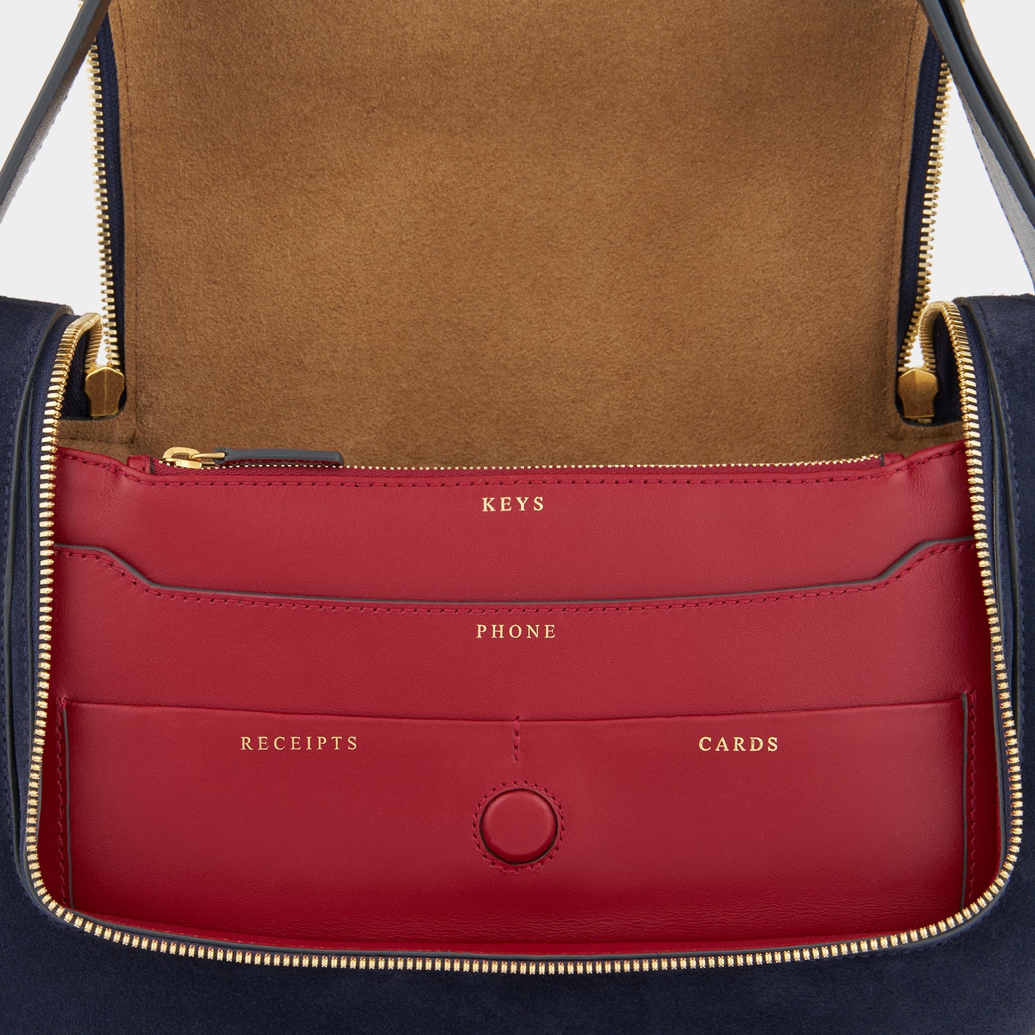 Vere Shoulder Bag -

          
            Suede/Calf Leather -
          

          Anya Hindmarch EU
