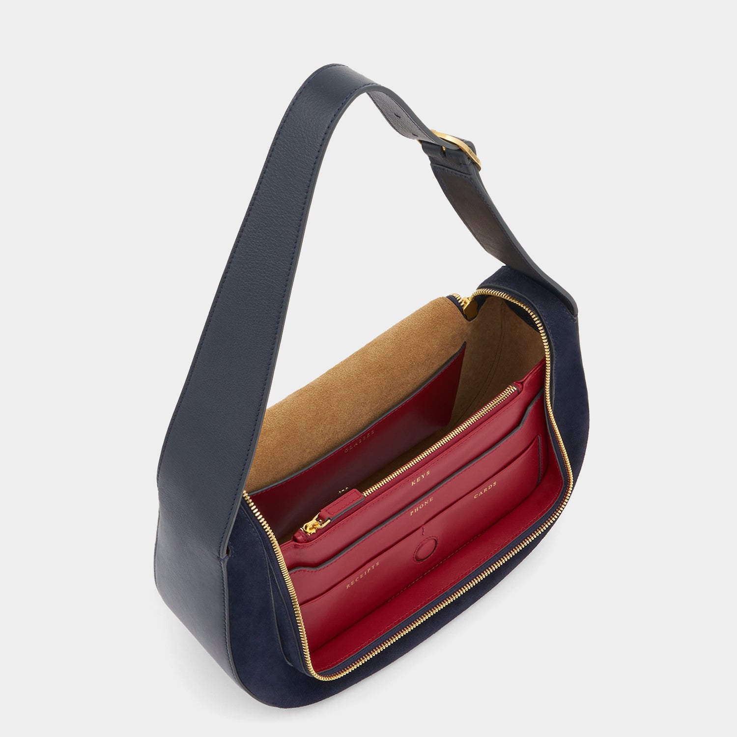 Vere Shoulder Bag -

          
            Suede/Calf Leather -
          

          Anya Hindmarch EU
