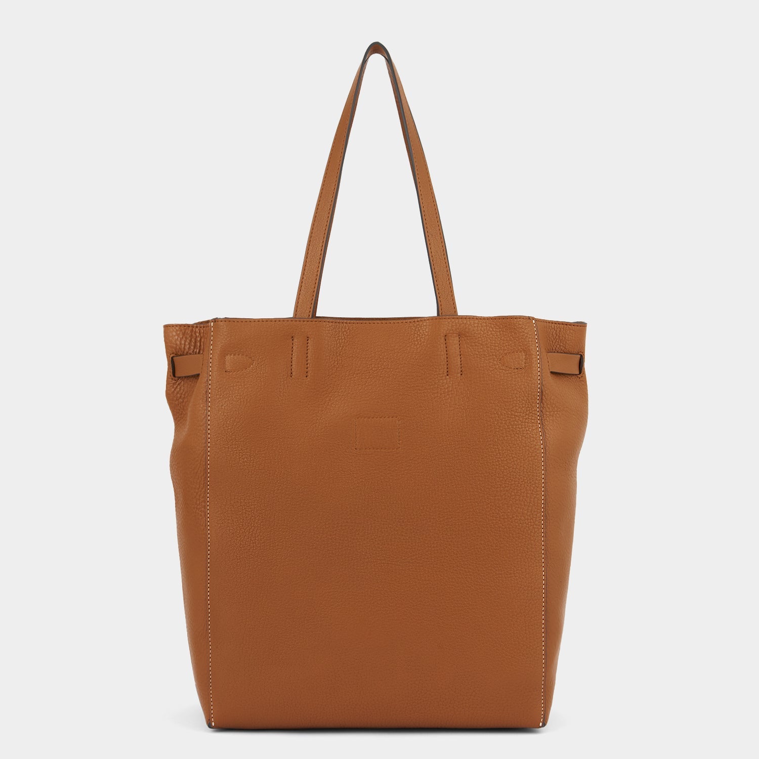 Return to Nature N/S Tote -

          
            Natural Grain Leather in Pecan Brown -
          

          Anya Hindmarch EU
