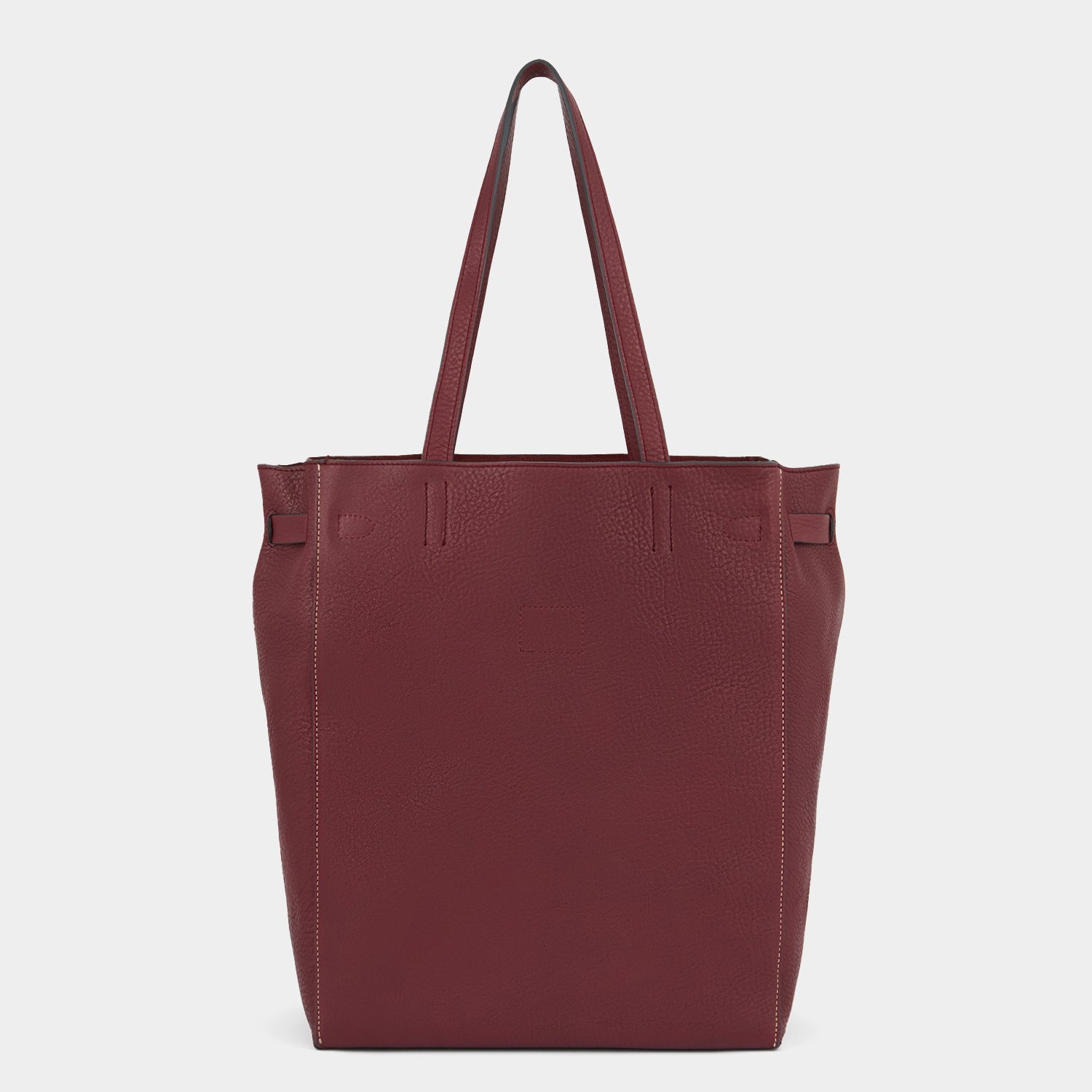 Return to Nature N/S Tote -

          
            Natural Grain Leather in Rosewood -
          

          Anya Hindmarch EU
