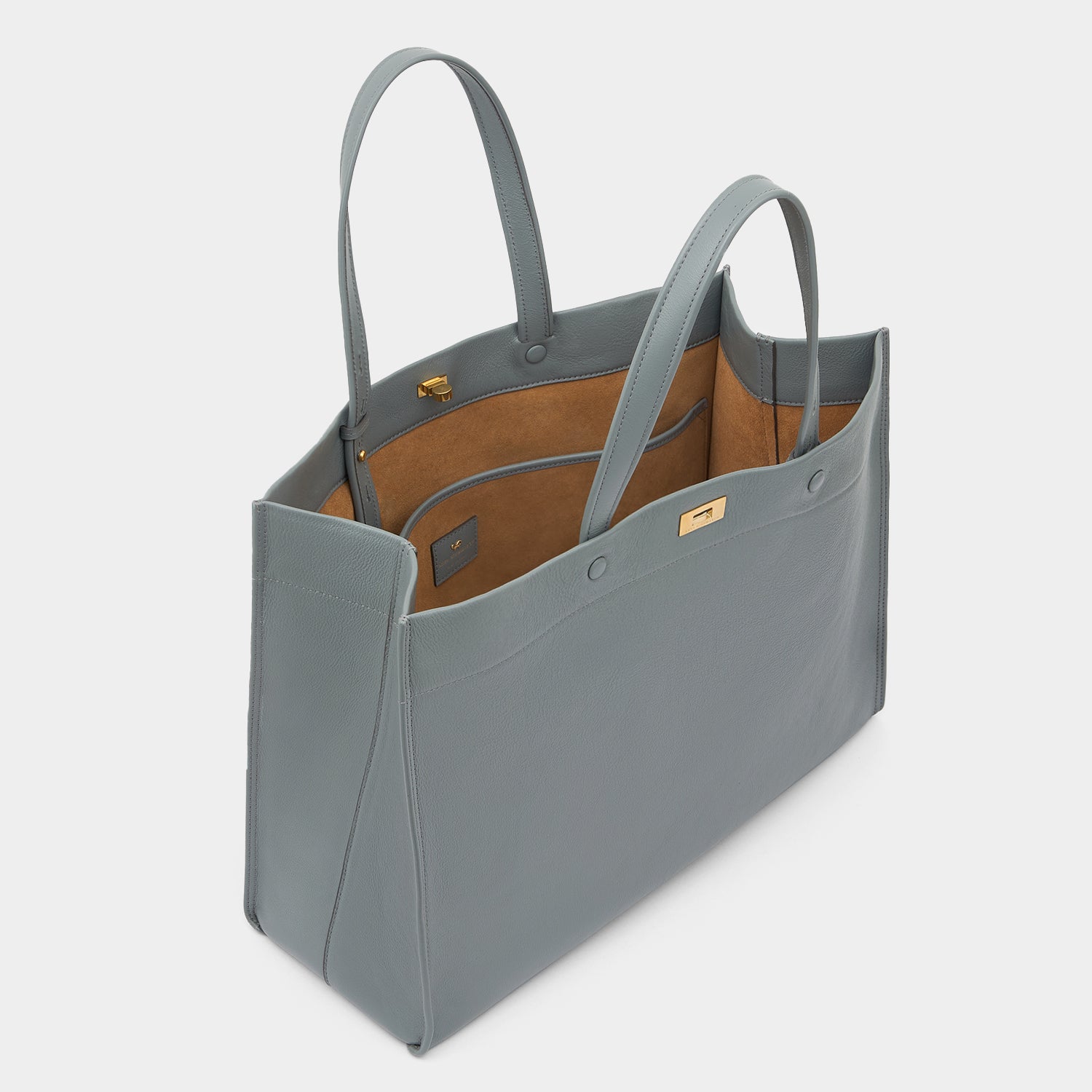 Mortimer Tote -

          
            Calf Leather in Shadow Grey -
          

          Anya Hindmarch EU
