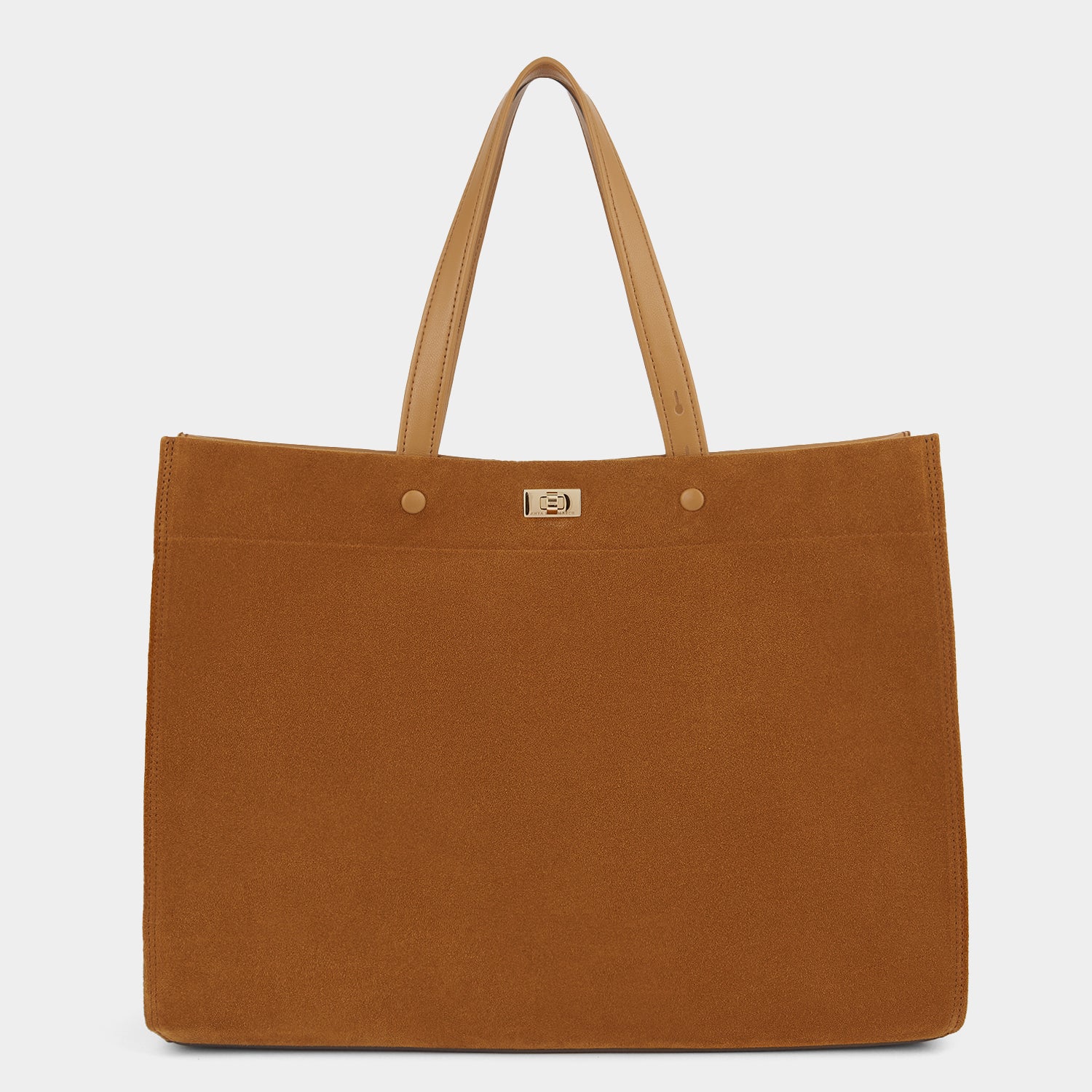 Mortimer Tote -

          
            Suede/Calf Leather in Manilla Beige -
          

          Anya Hindmarch EU
