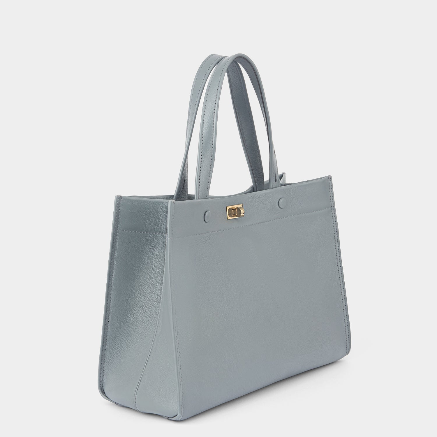 Mortimer Small Tote -

          
            Calf Leather in Shadow Grey -
          

          Anya Hindmarch EU
