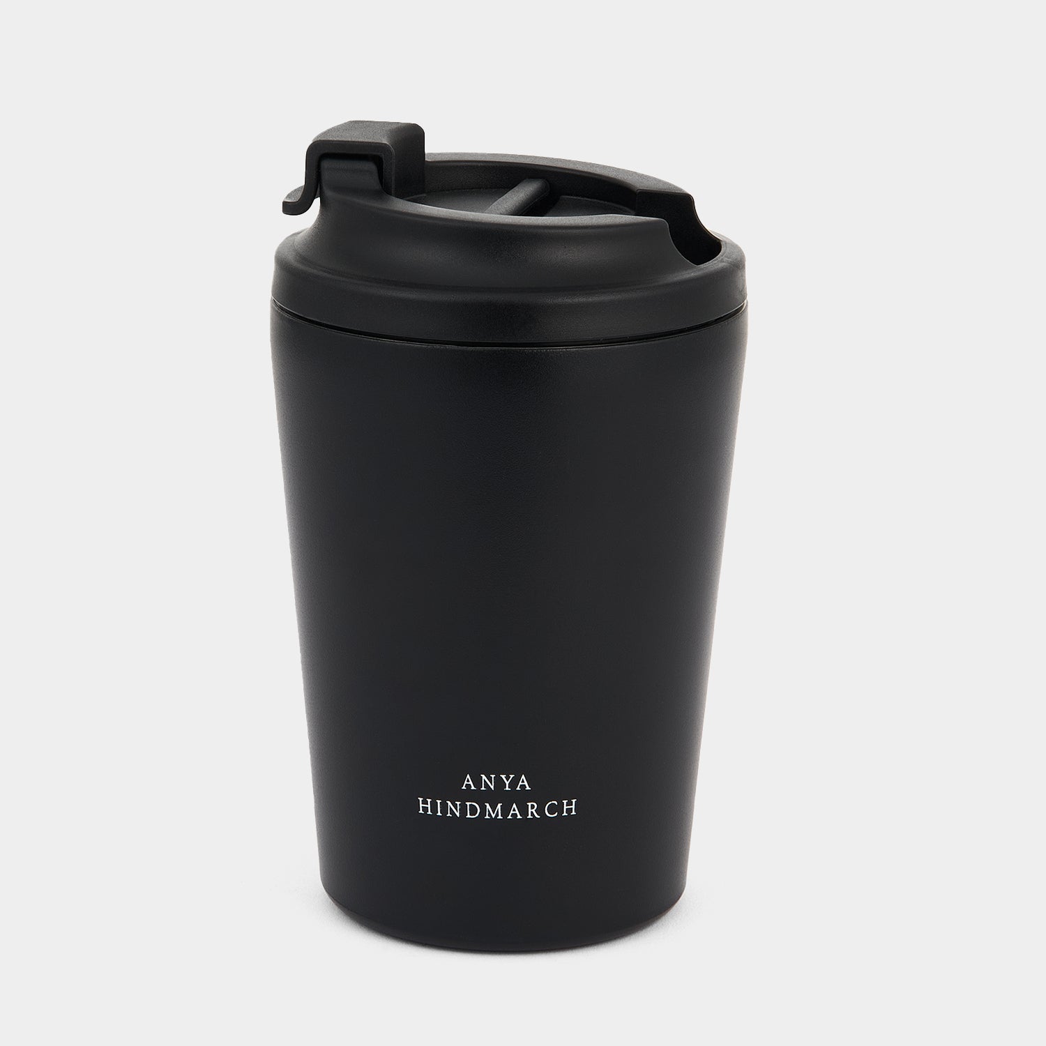 Eyes Reusable Coffee Cup -

          
            Stainless Steel in Black -
          

          Anya Hindmarch EU
