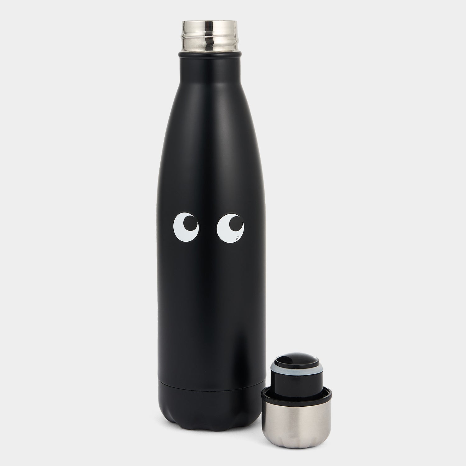 Eyes Reusable Water Bottle -

          
            Stainless Steel in Black -
          

          Anya Hindmarch EU
