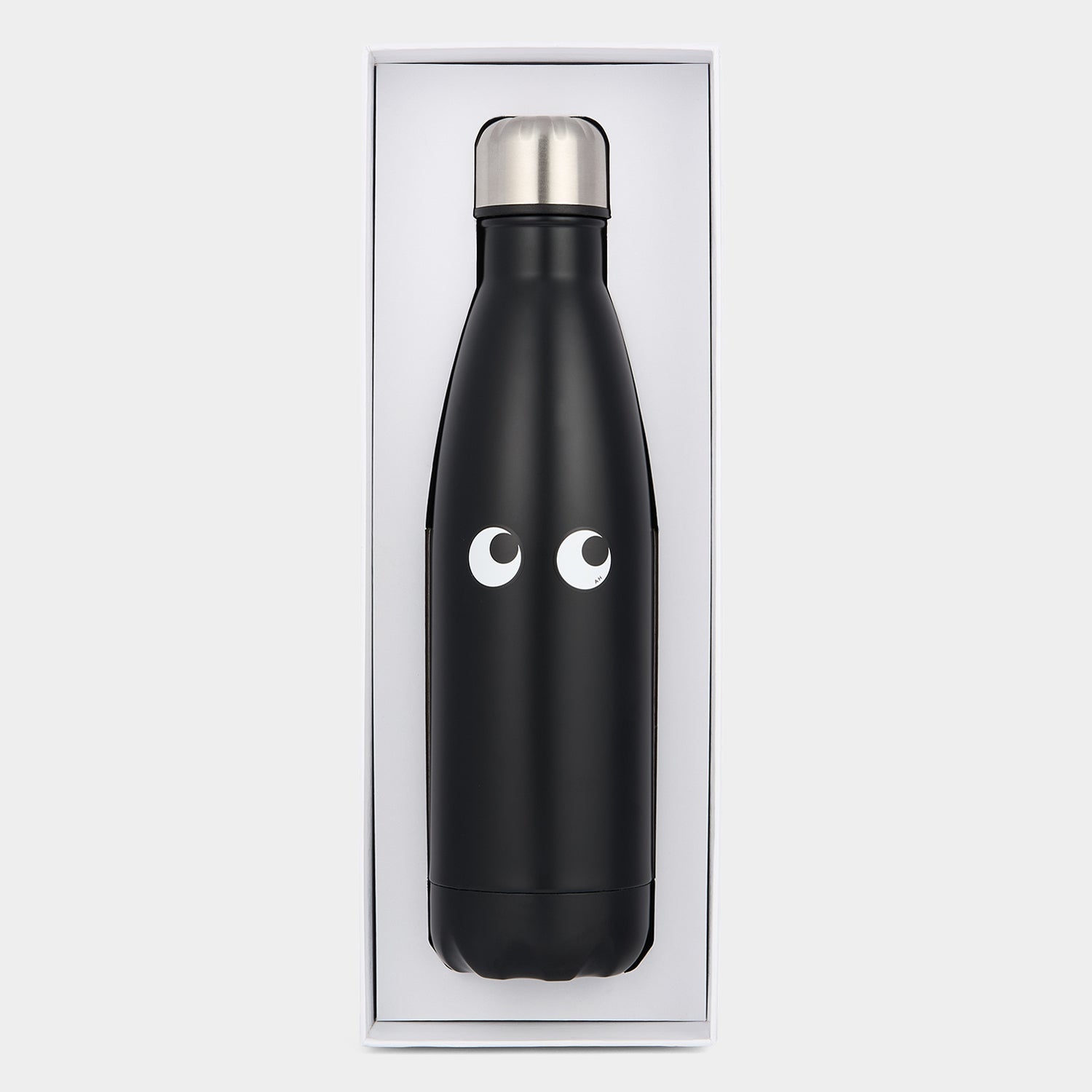 Eyes Reusable Water Bottle -

          
            Stainless Steel in Black -
          

          Anya Hindmarch EU
