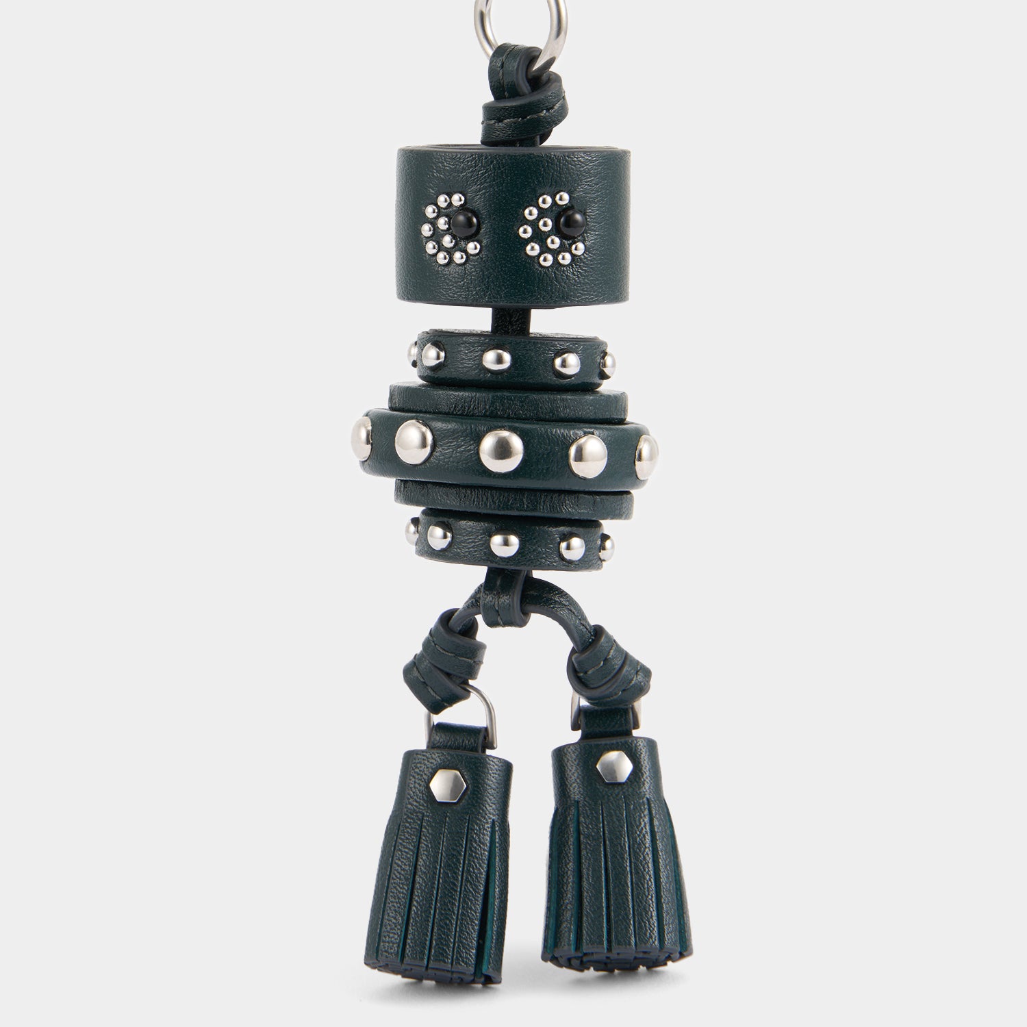 Eyes Studded Charm -

          
            Capra Leather in Ink Green -
          

          Anya Hindmarch EU
