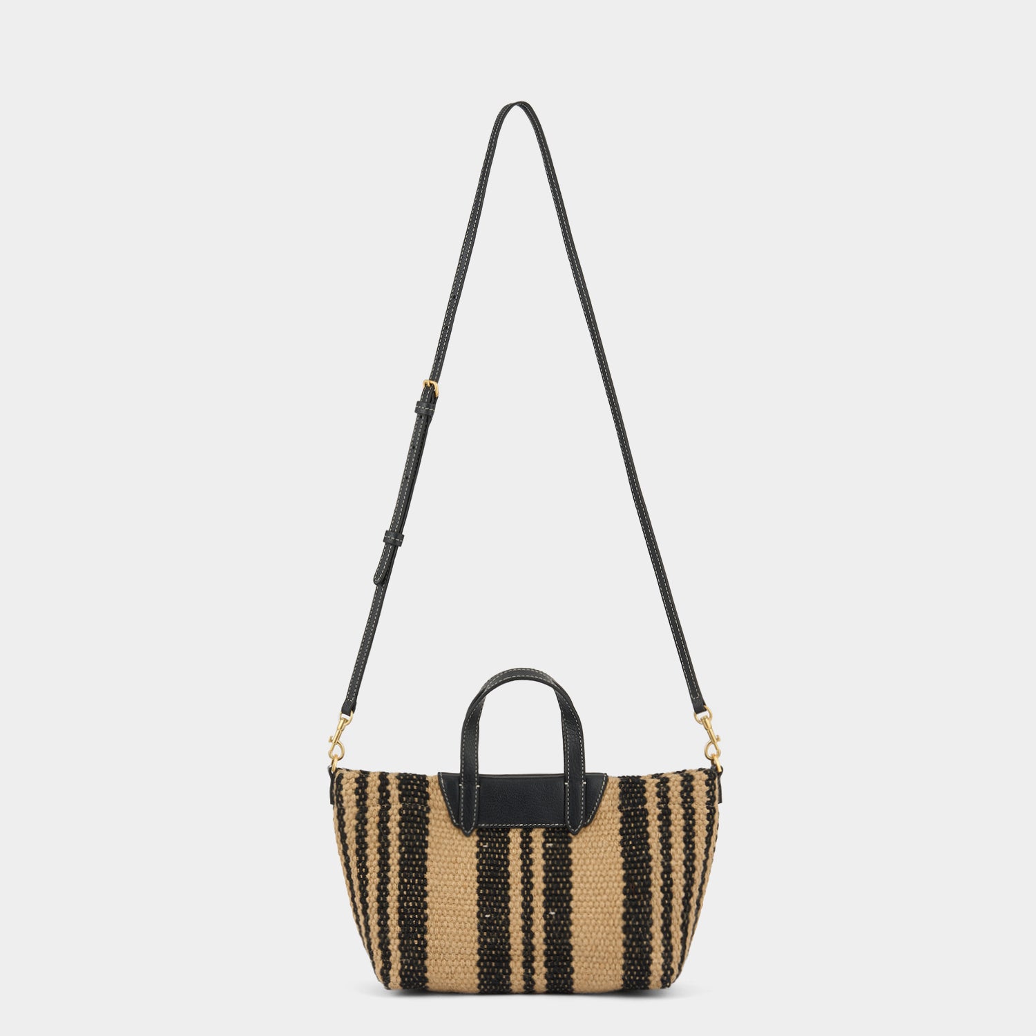 X/S Jute Cross-body Tote -

          
            Jute/Goat Leather in Black/Natural -
          

          Anya Hindmarch EU
