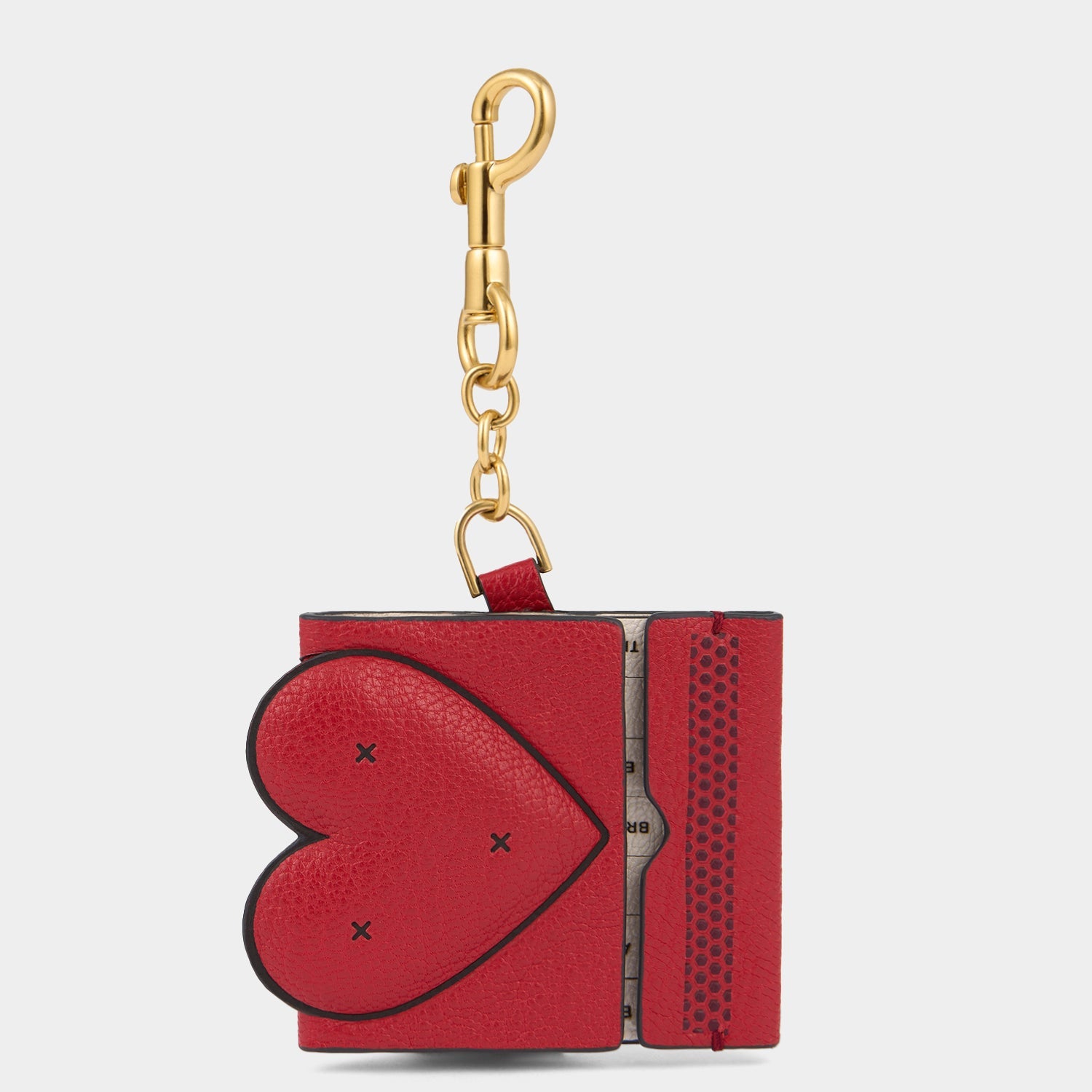 Chubby Heart Match Book Charm -

          
            Capra Leather in Bright Red -
          

          Anya Hindmarch EU
