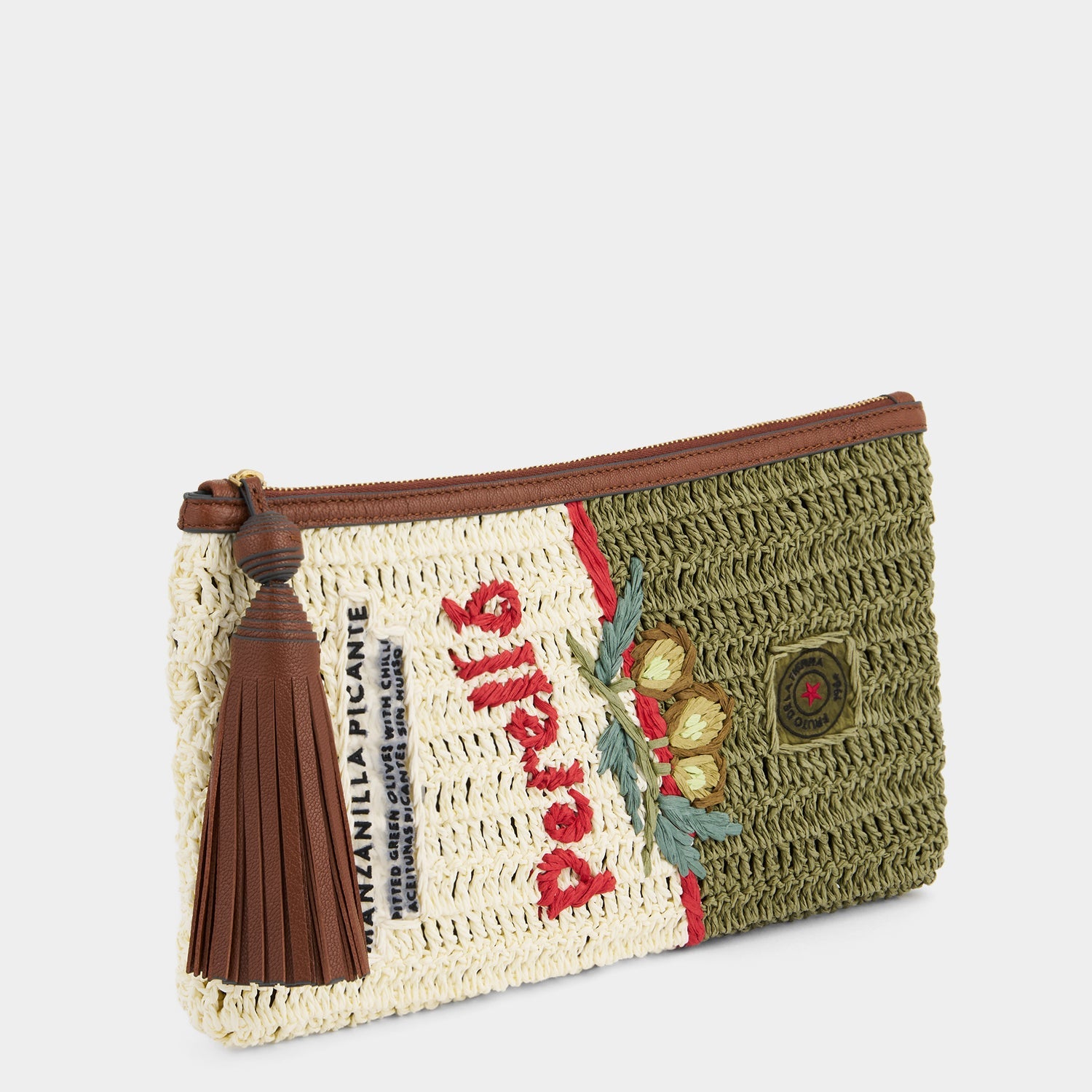 Anya Brands Perello Pochette -

          
            Paper Raffia in Chalk White -
          

          Anya Hindmarch EU
