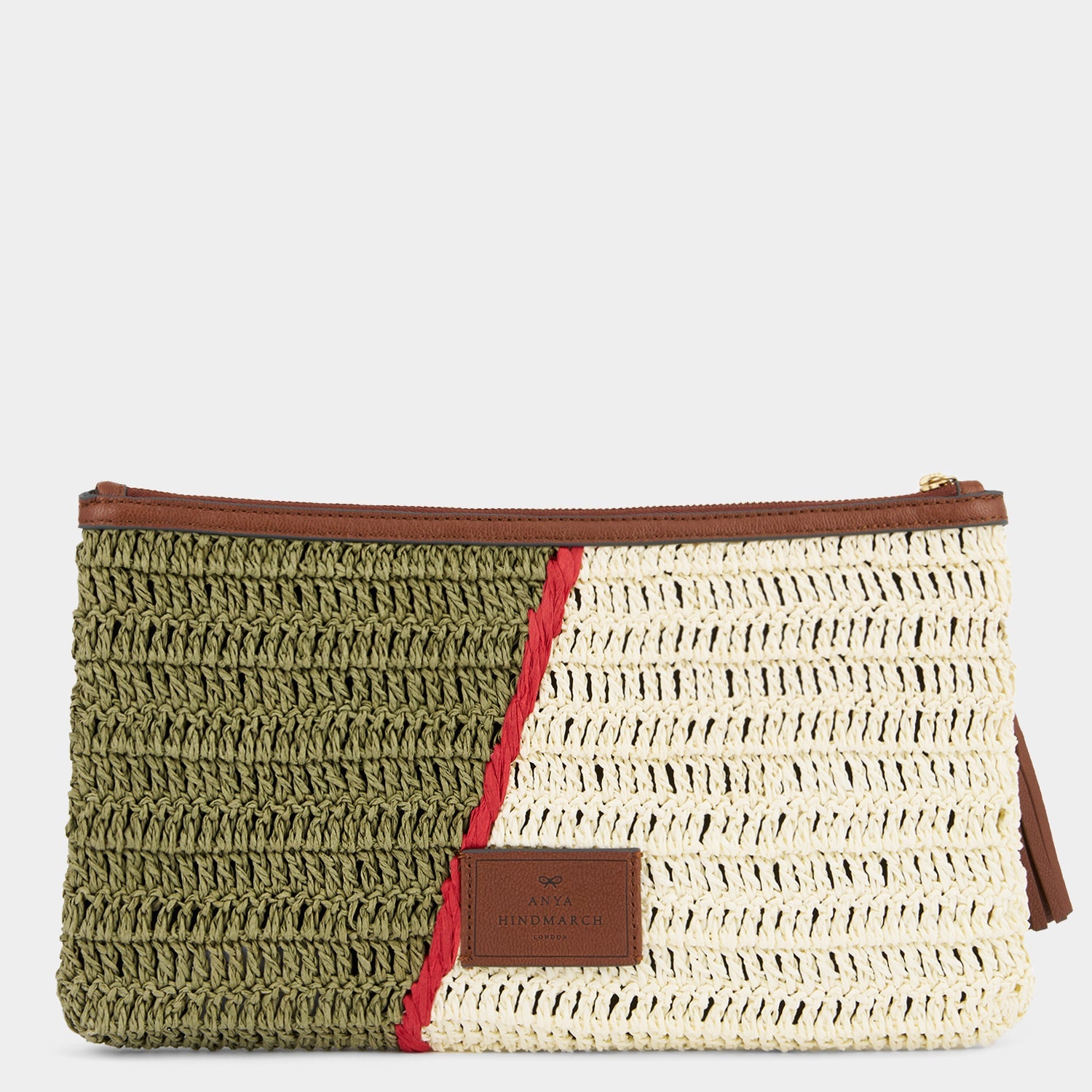 Anya Brands Perello Pochette -

          
            Paper Raffia in Chalk White -
          

          Anya Hindmarch EU
