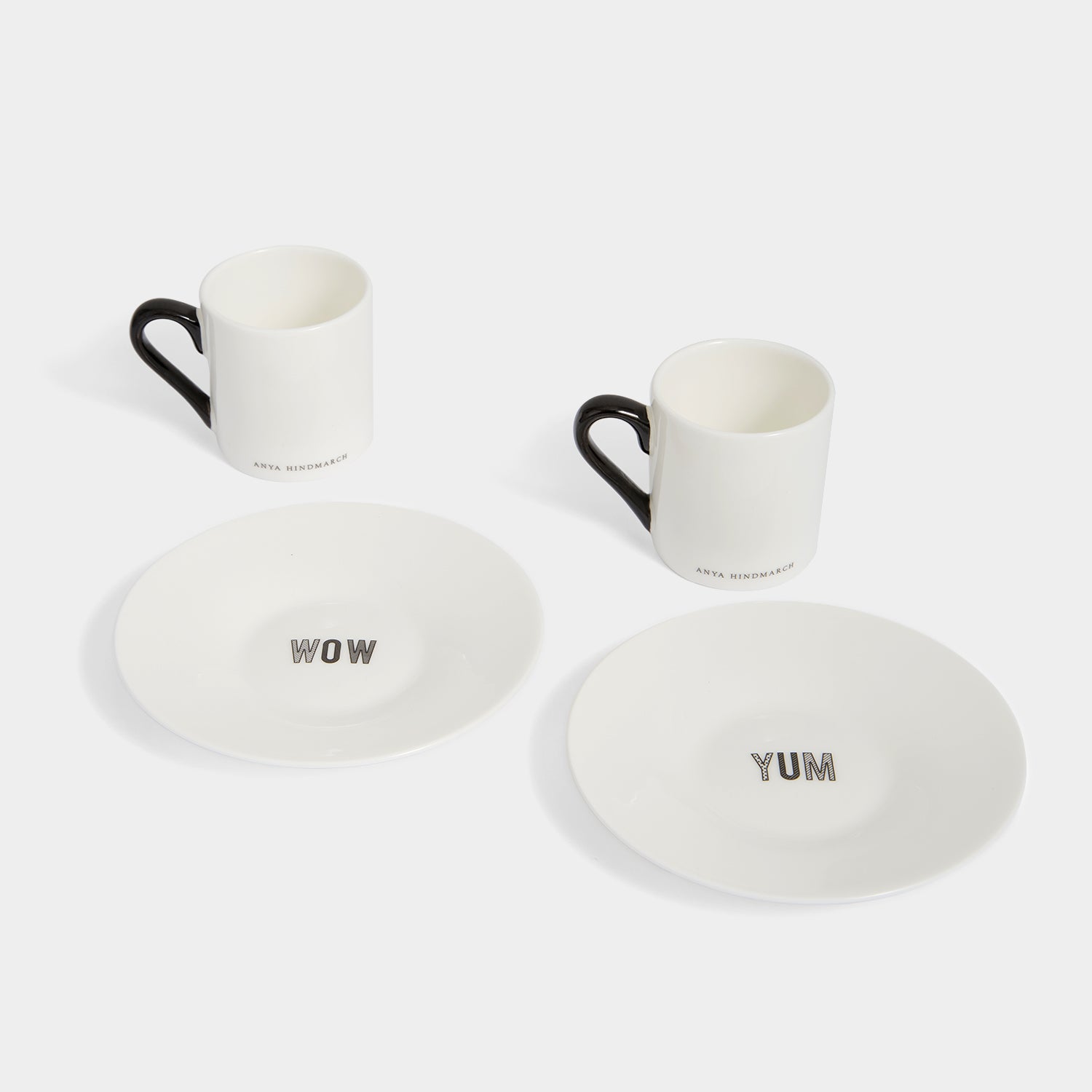 Eyes Espresso Set -

          
            Bone China in White -
          

          Anya Hindmarch EU
