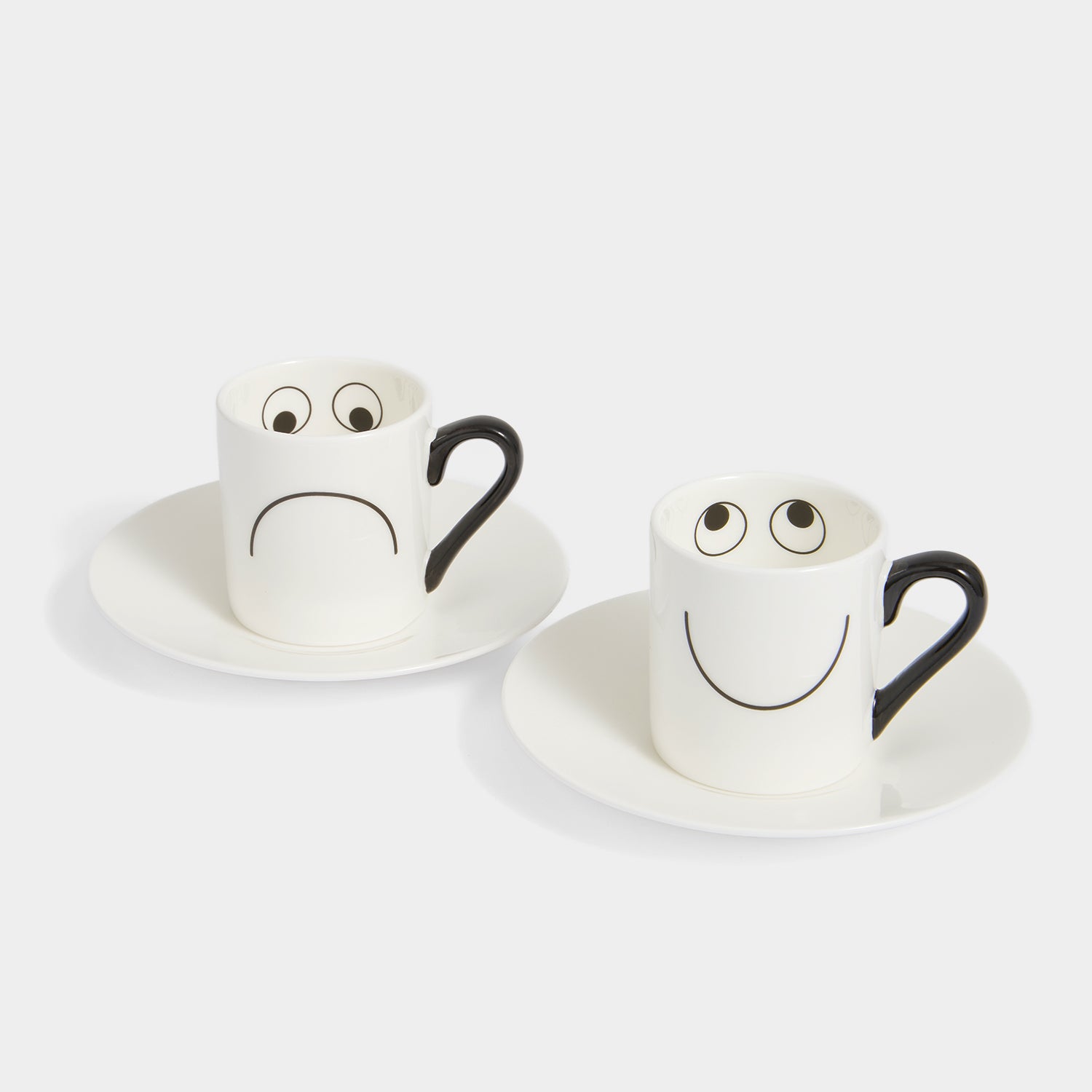 Eyes Espresso Set -

          
            Bone China in White -
          

          Anya Hindmarch EU
