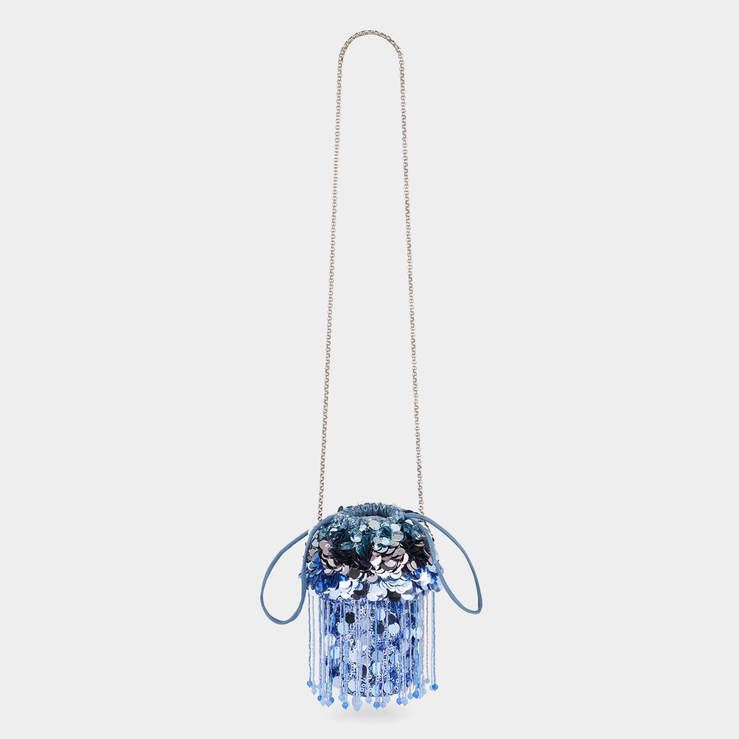 Jellyfish Cross-body -

          
            Sequins in Sky Blue -
          

          Anya Hindmarch EU
