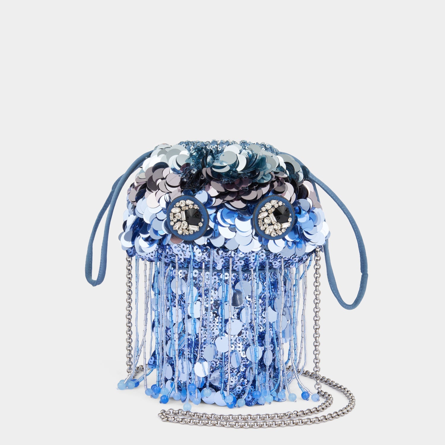 Jellyfish Cross-body -

          
            Sequins in Sky Blue -
          

          Anya Hindmarch EU
