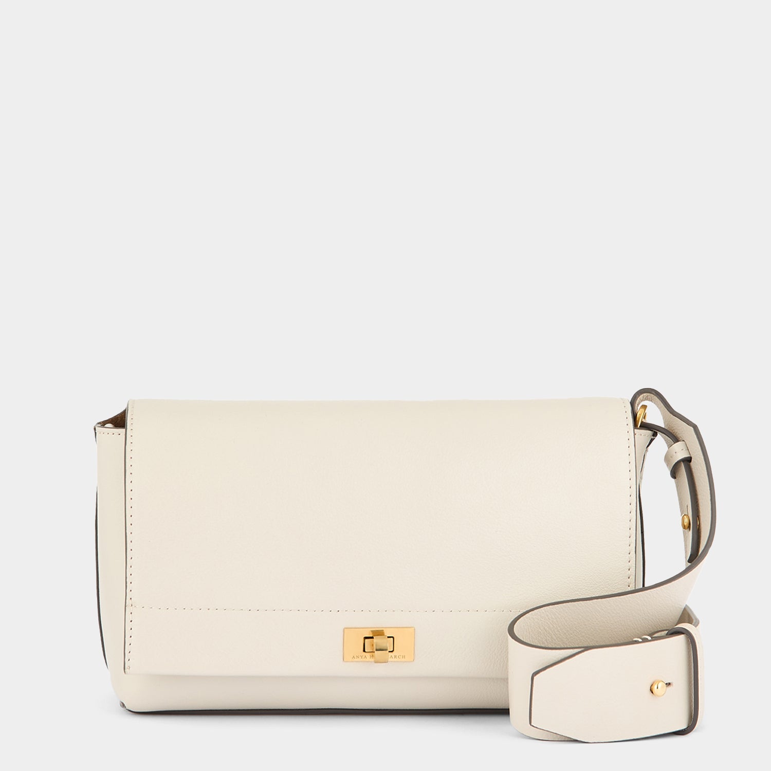 Mortimer Cross-body -

          
            Calf Leather in Chalk White -
          

          Anya Hindmarch EU
