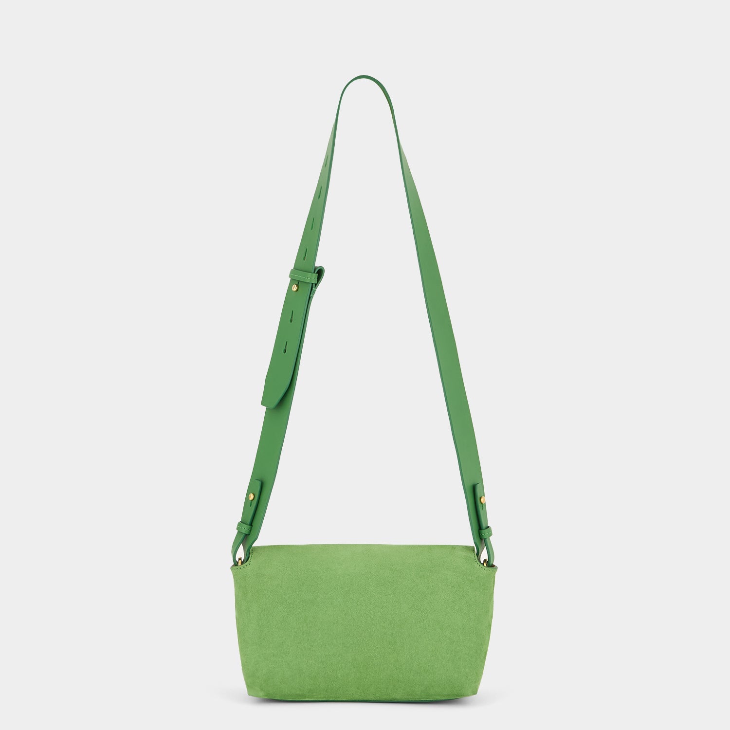 Mortimer Cross-body -

          
            Suede Leather in Pea Green -
          

          Anya Hindmarch EU
