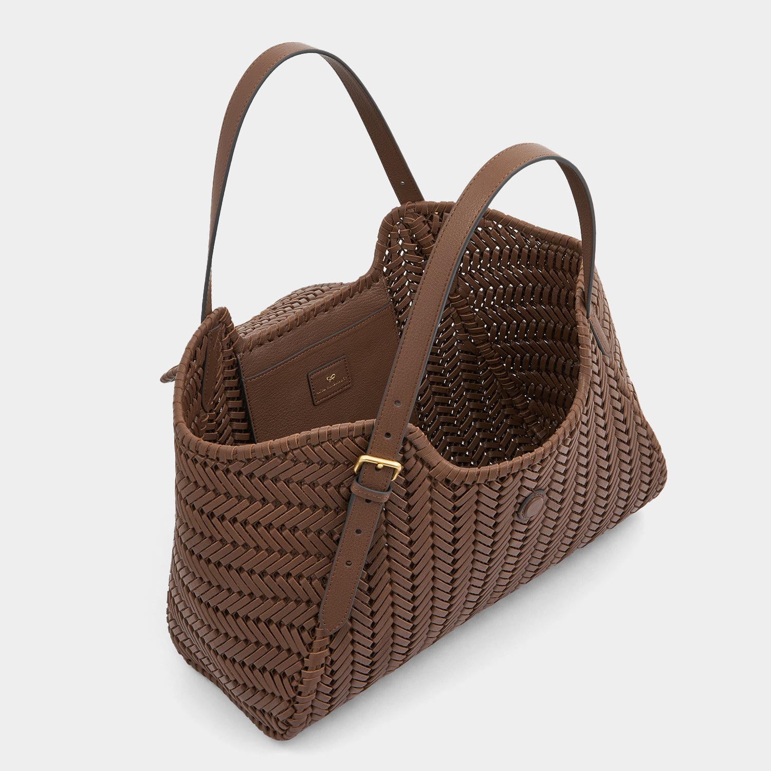 Neeson Tassel Tote -

          
            Capra Leather in Vole -
          

          Anya Hindmarch EU
