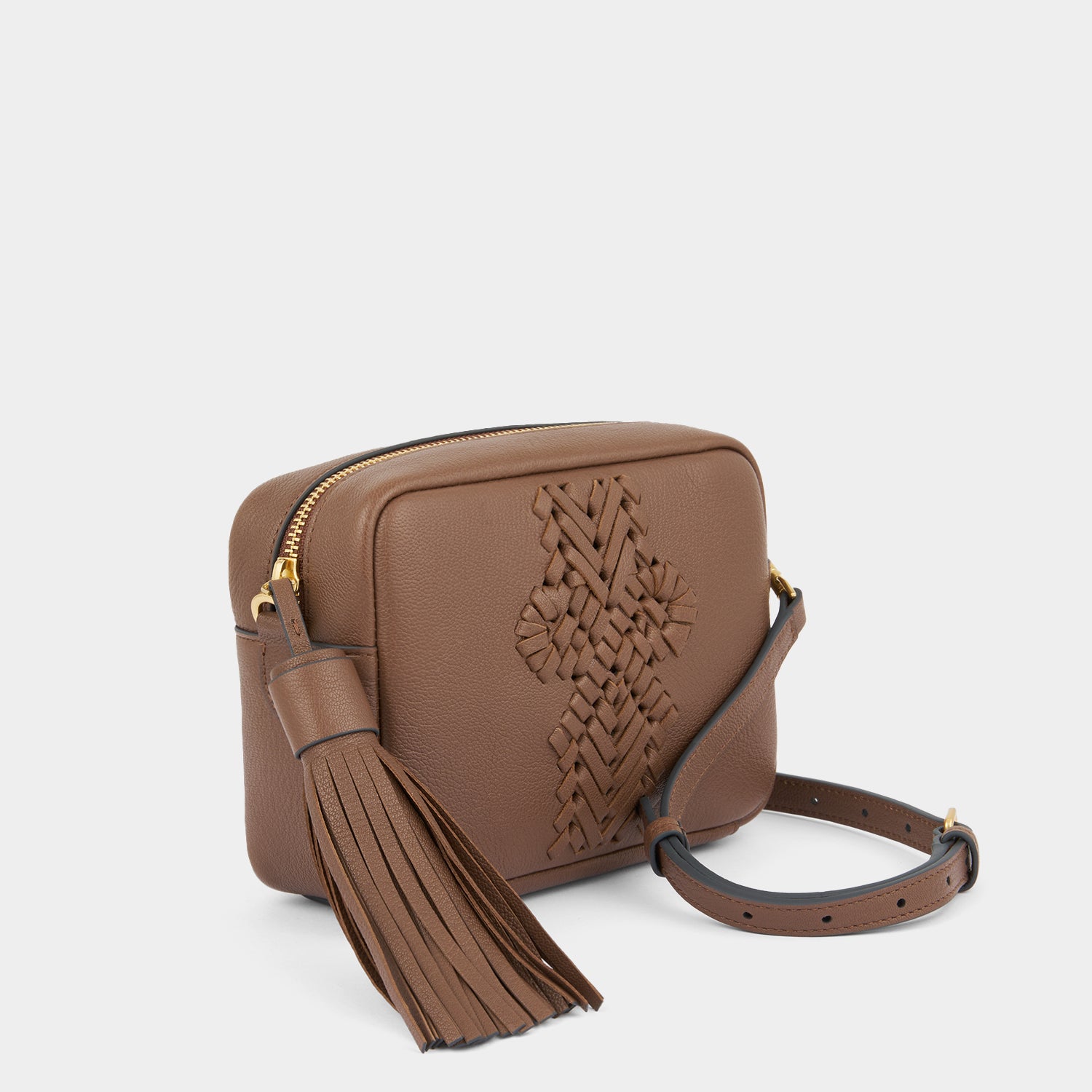 Neeson Tassel Cross-body -

          
            Capra Leather in Vole -
          

          Anya Hindmarch EU
