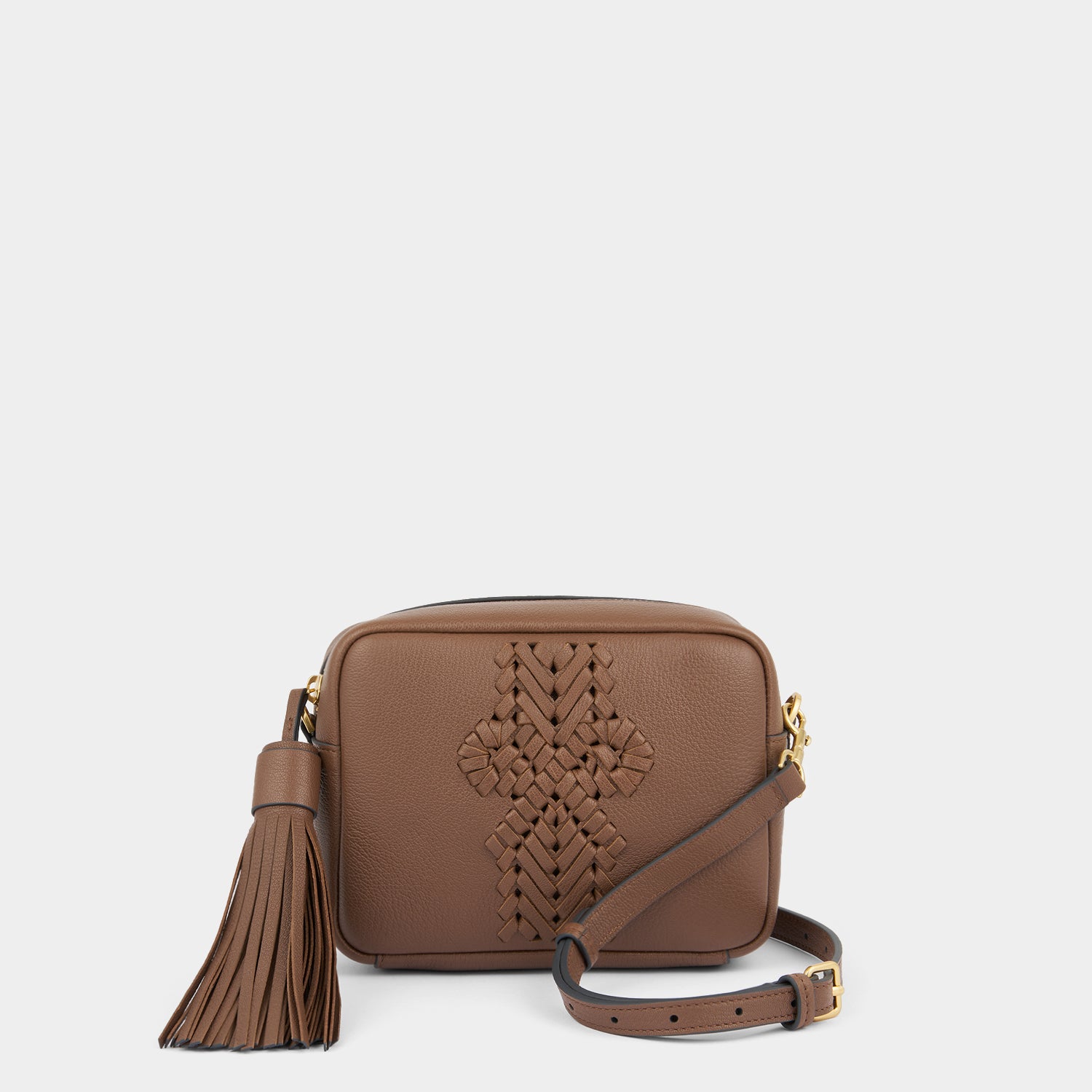 Neeson Tassel Cross-body -

          
            Capra Leather in Vole -
          

          Anya Hindmarch EU
