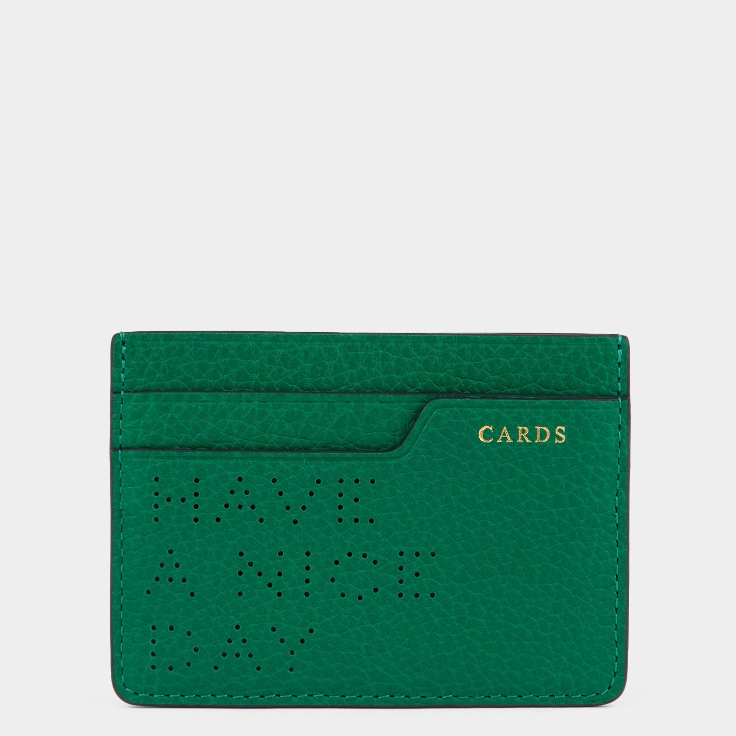 Have a Nice Day Card Case -

          
            Calf Leather in Emerald -
          

          Anya Hindmarch EU
