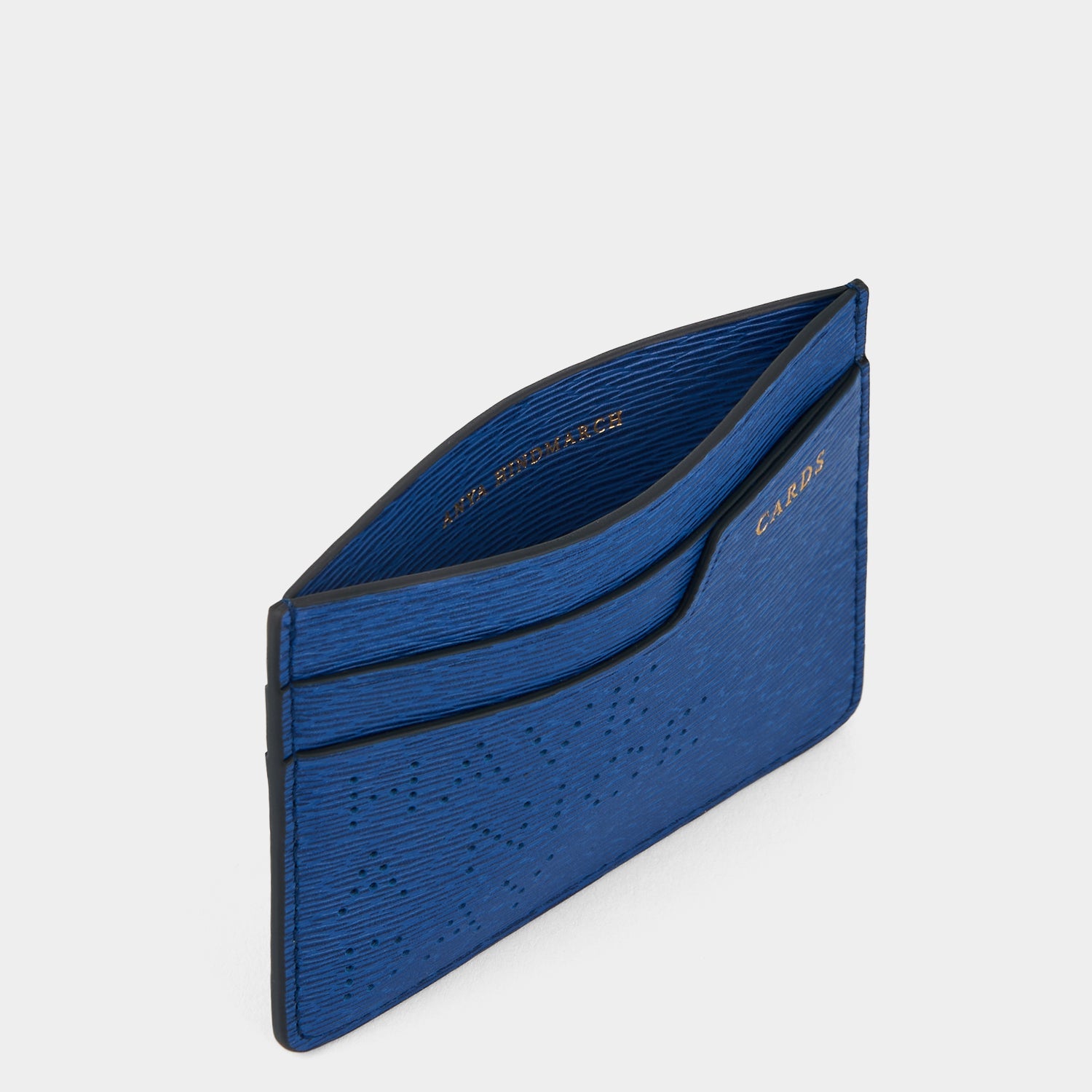 Have a Nice Day Card Case -

          
            London Grain in Cobalt -
          

          Anya Hindmarch EU
