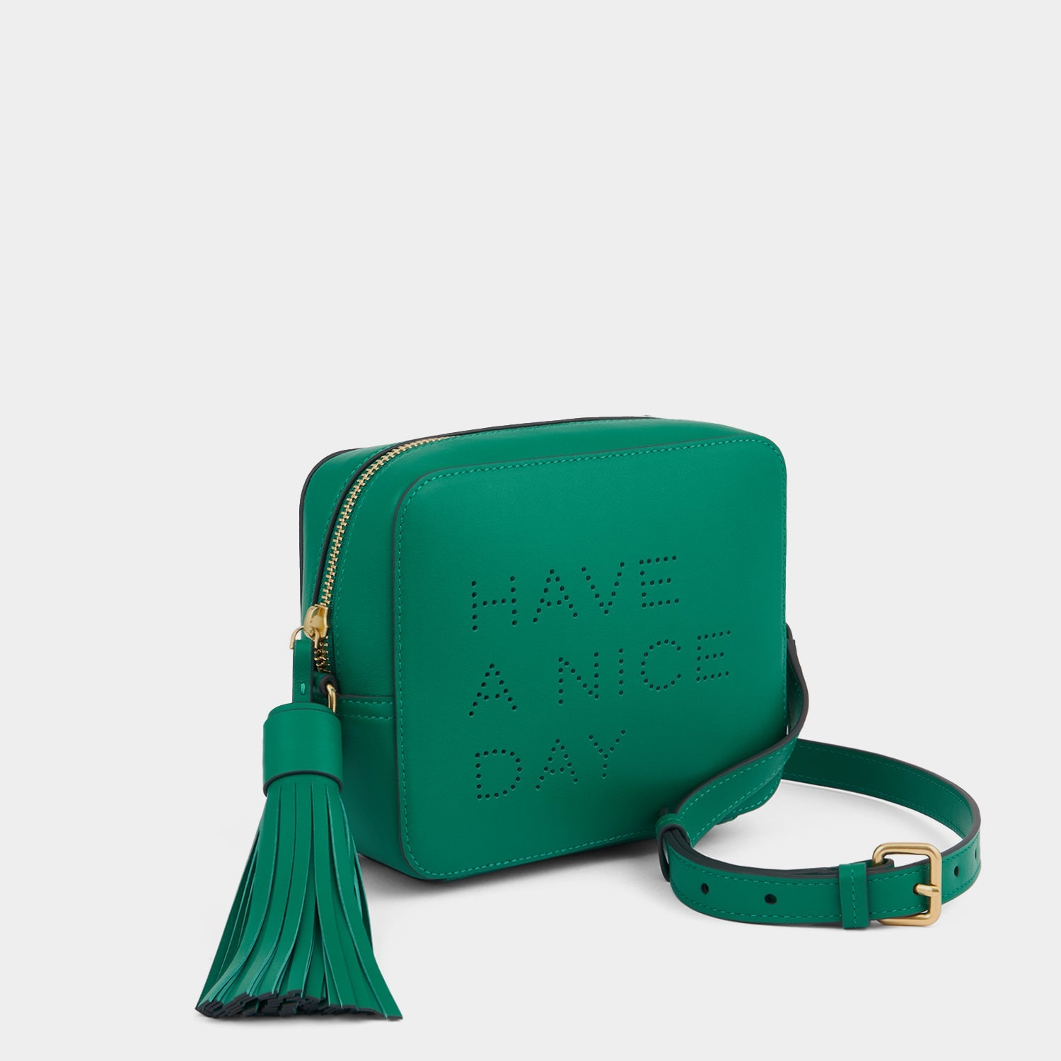 Have a Nice Day Cross-body -

          
            Smooth Leather in Emerald -
          

          Anya Hindmarch EU
