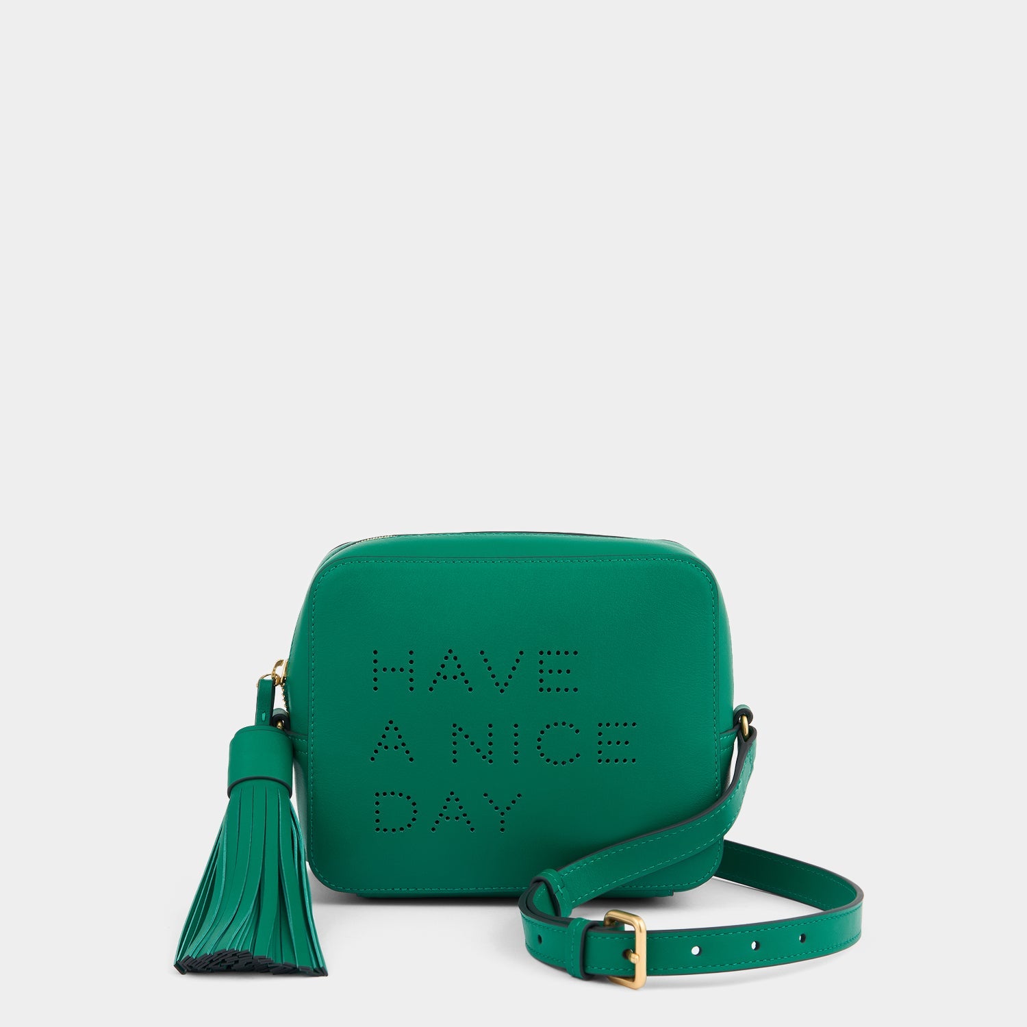 Have a Nice Day Cross-body -

          
            Smooth Leather in Emerald -
          

          Anya Hindmarch EU
