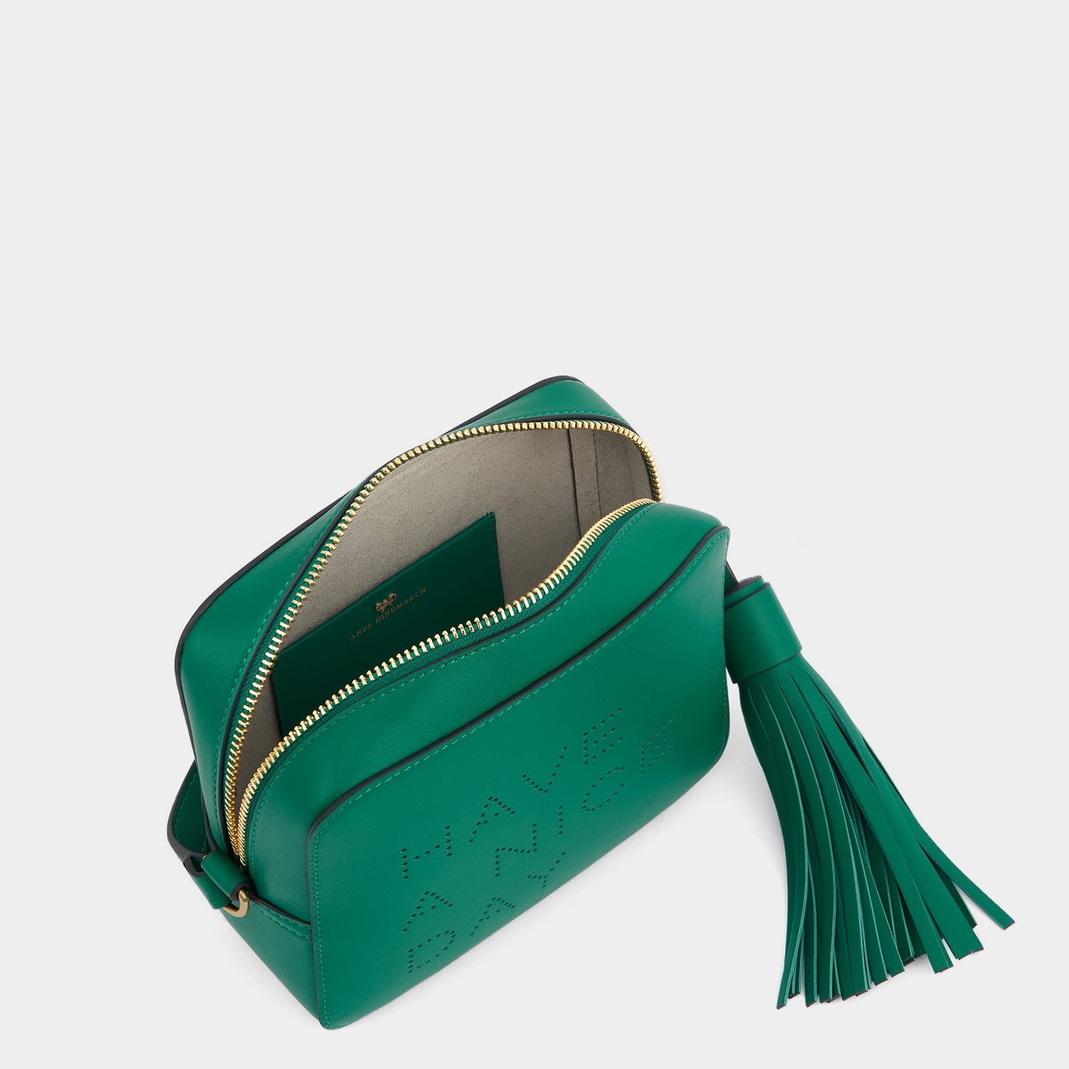 Have a Nice Day Cross-body -

          
            Smooth Leather in Emerald -
          

          Anya Hindmarch EU
