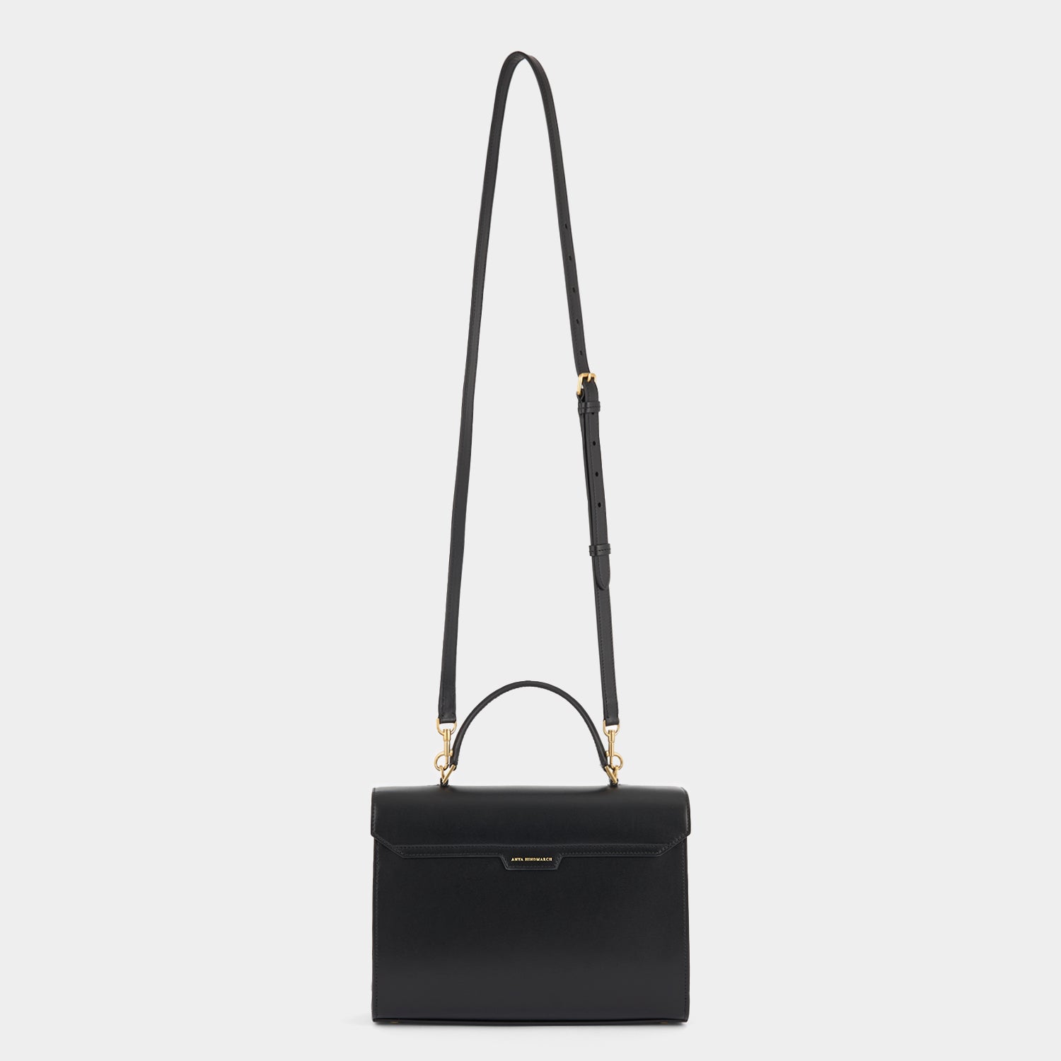 Mortimer Top Handle -

          
            Calf Leather in Black -
          

          Anya Hindmarch EU
