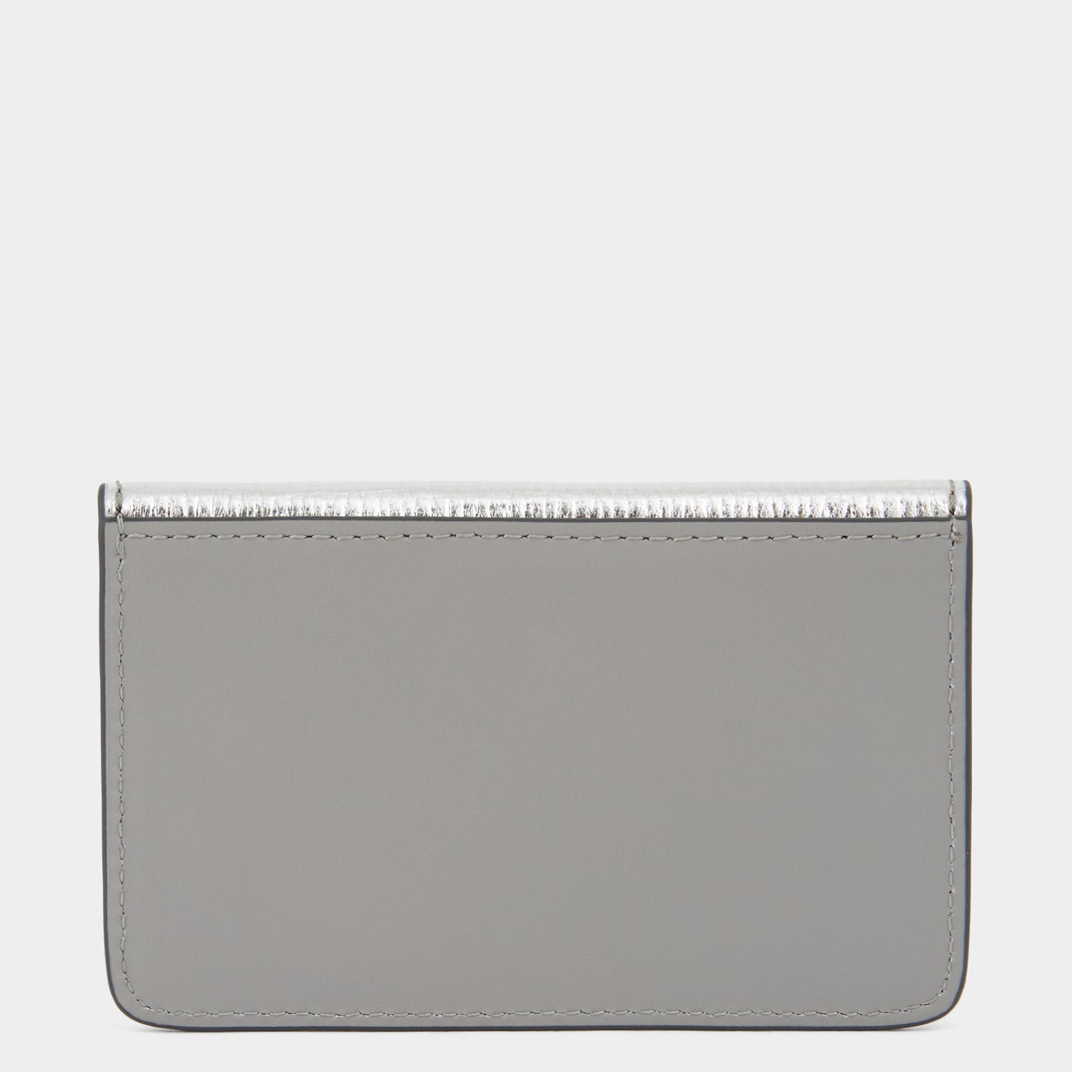 Eyes MagSafe Envelope Card Case -

          
            Capra Leather in Silver -
          

          Anya Hindmarch EU
