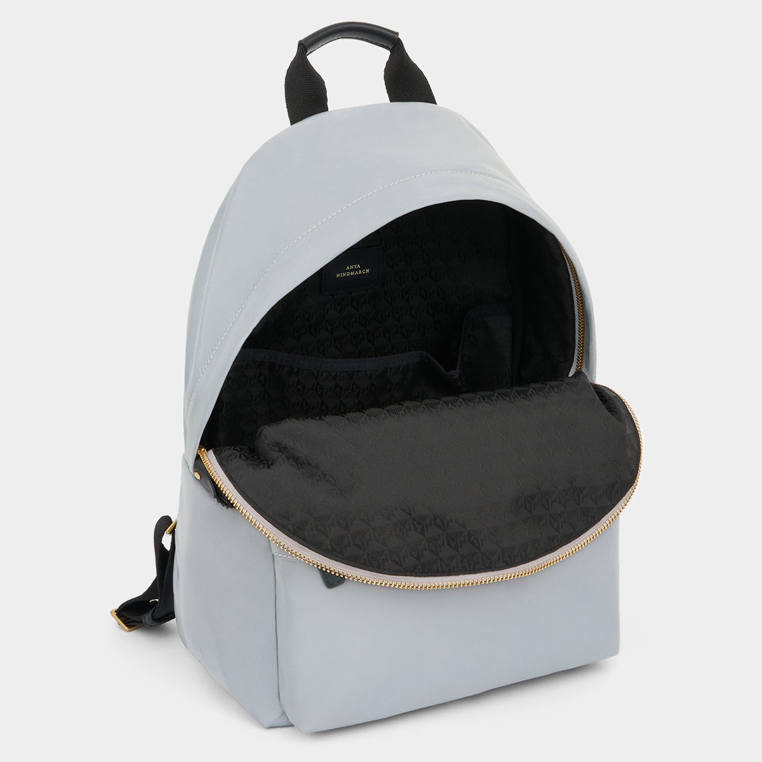 Eyes Backpack -

          
            Reflective Nylon in Silver -
          

          Anya Hindmarch EU
