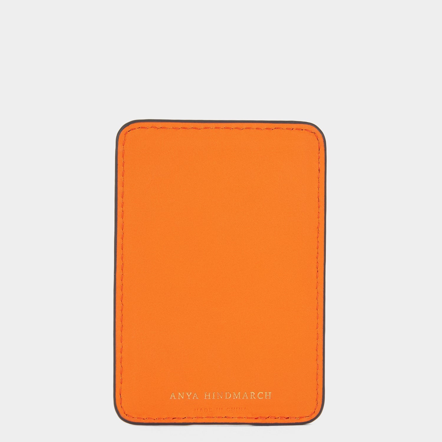 Priority Baggage MagSafe Card Case -

          
            Capra Leather in Bright Clementine Orange -
          

          Anya Hindmarch EU
