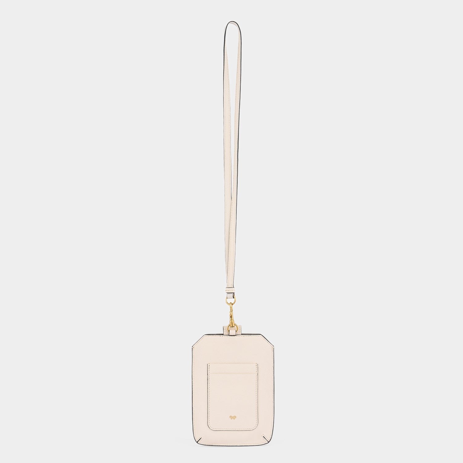 Carry-On Travel Lanyard -

          
            Capra Leather in Chalk White -
          

          Anya Hindmarch EU
