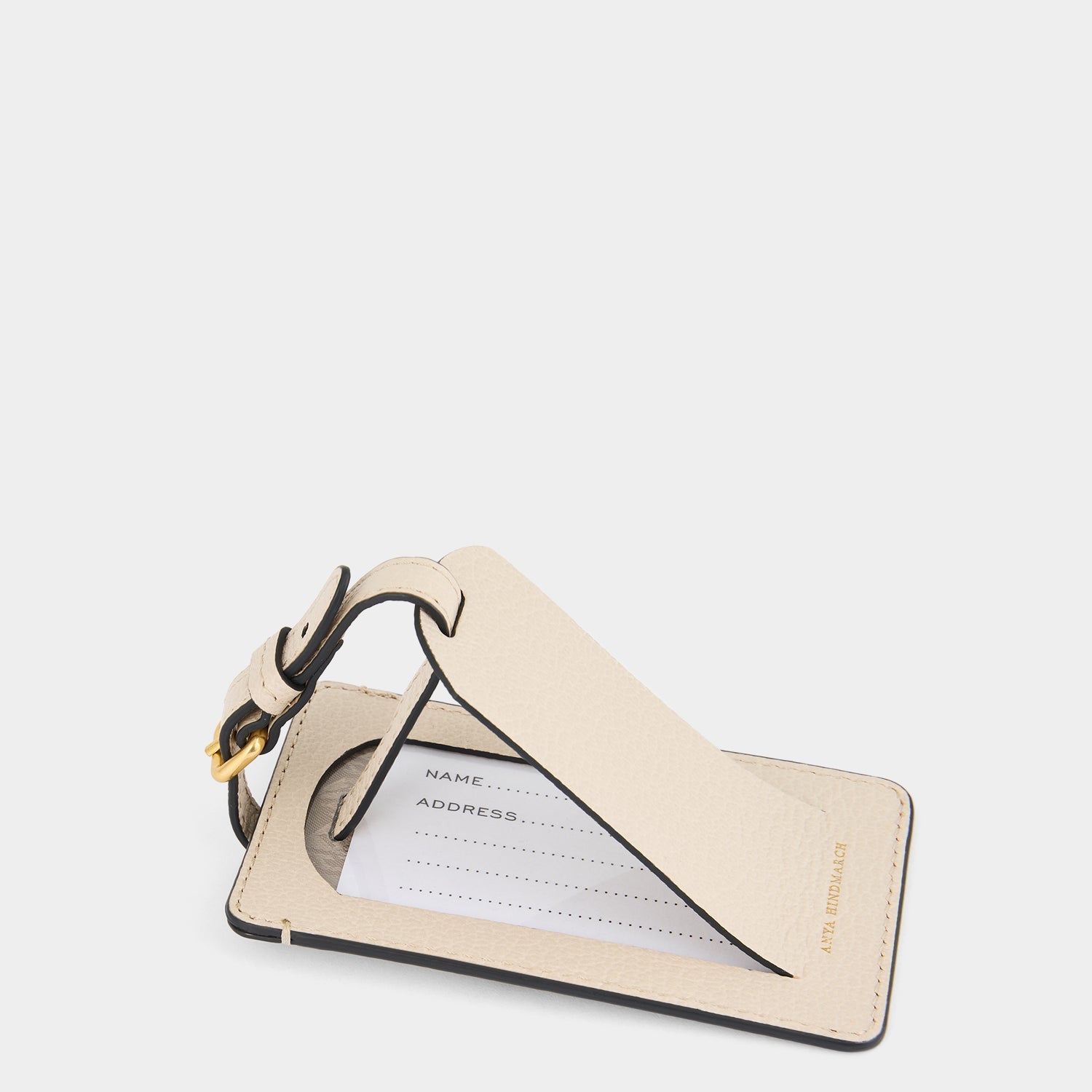 Anya Brands British Airways Concorde Luggage Label Charm -

          
            Capra Leather in Chalk White -
          

          Anya Hindmarch EU
