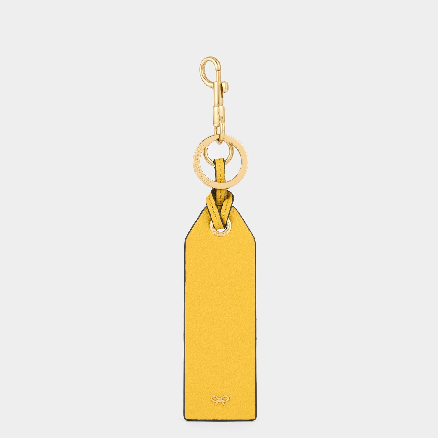 Excess Baggage Charm -

          
            Capra Leather in Yellow -
          

          Anya Hindmarch EU
