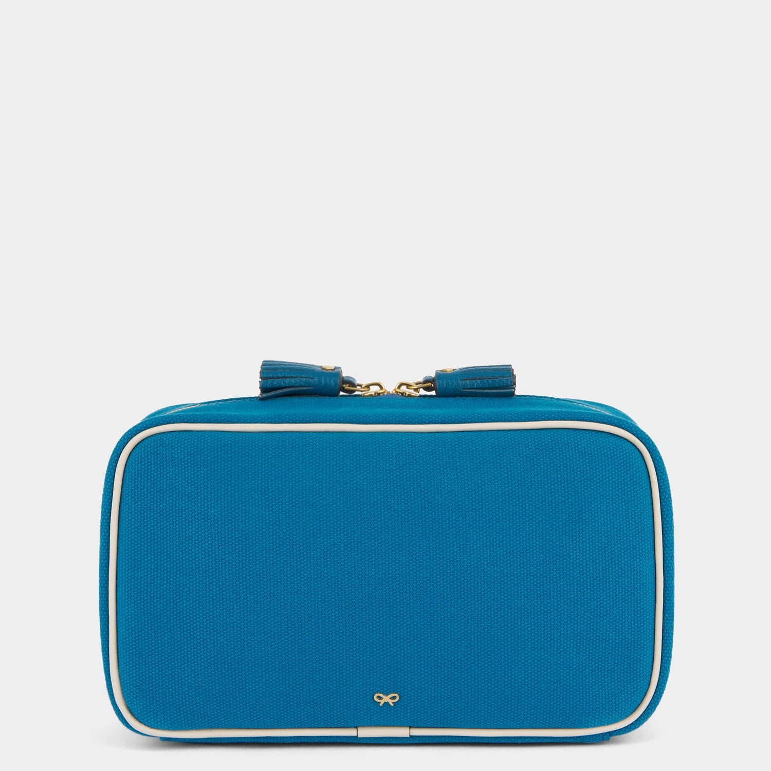 Amenity Kit Pouch -

          
            Recycled Canvas in Light Petrol Blue -
          

          Anya Hindmarch EU
