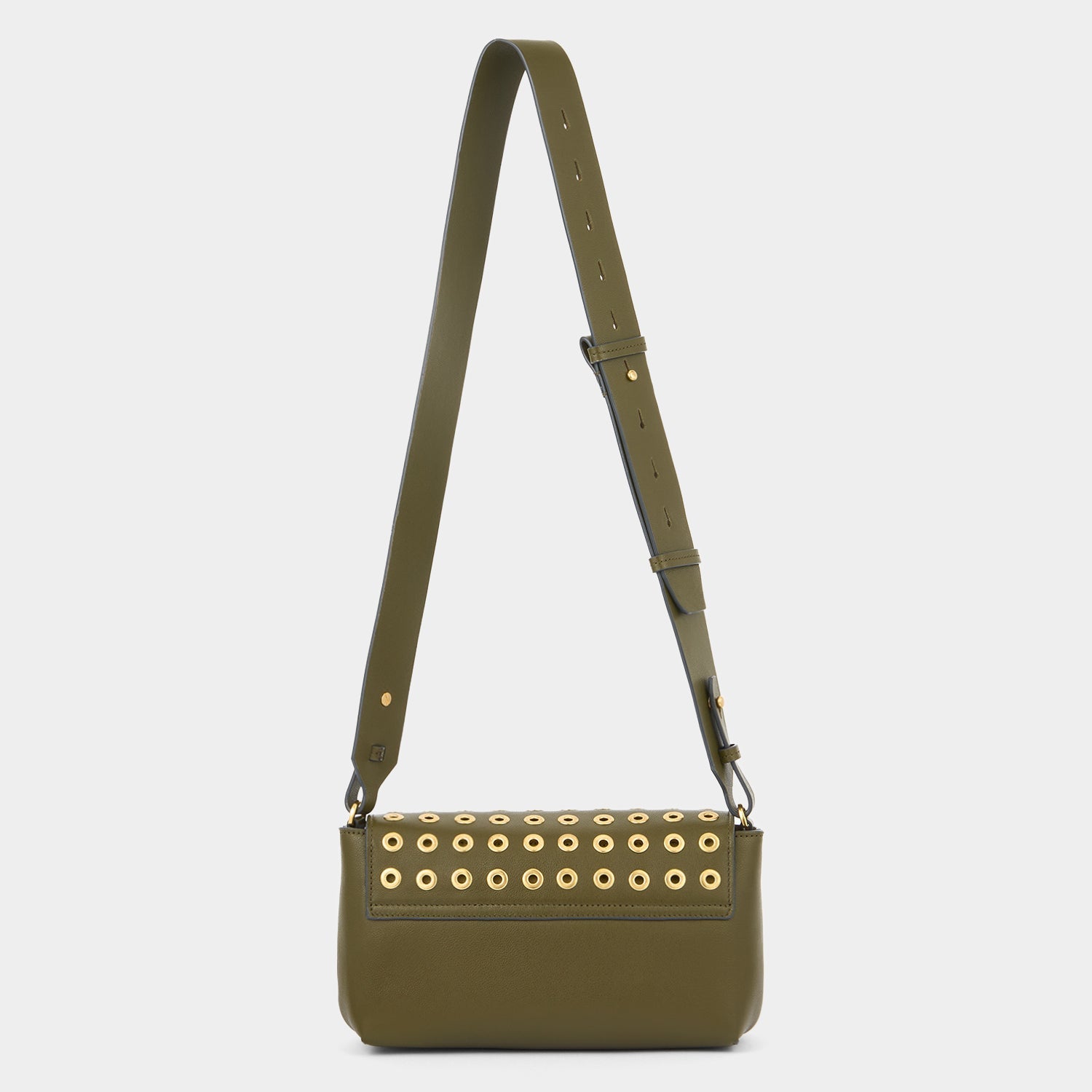 Mortimer Eyelet Cross-body -

          
            Smooth Leather in Bonsai Green -
          

          Anya Hindmarch EU
