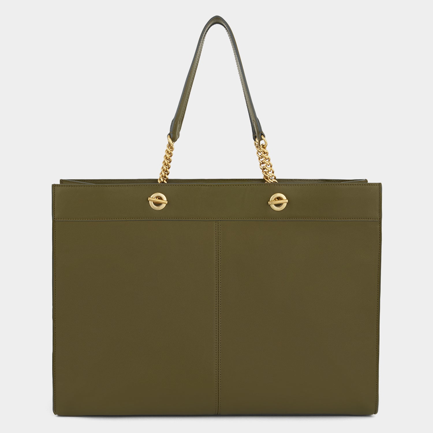 Mortimer Eyelet Chain Tote -

          
            Capra Leather in Bonsai Green -
          

          Anya Hindmarch EU
