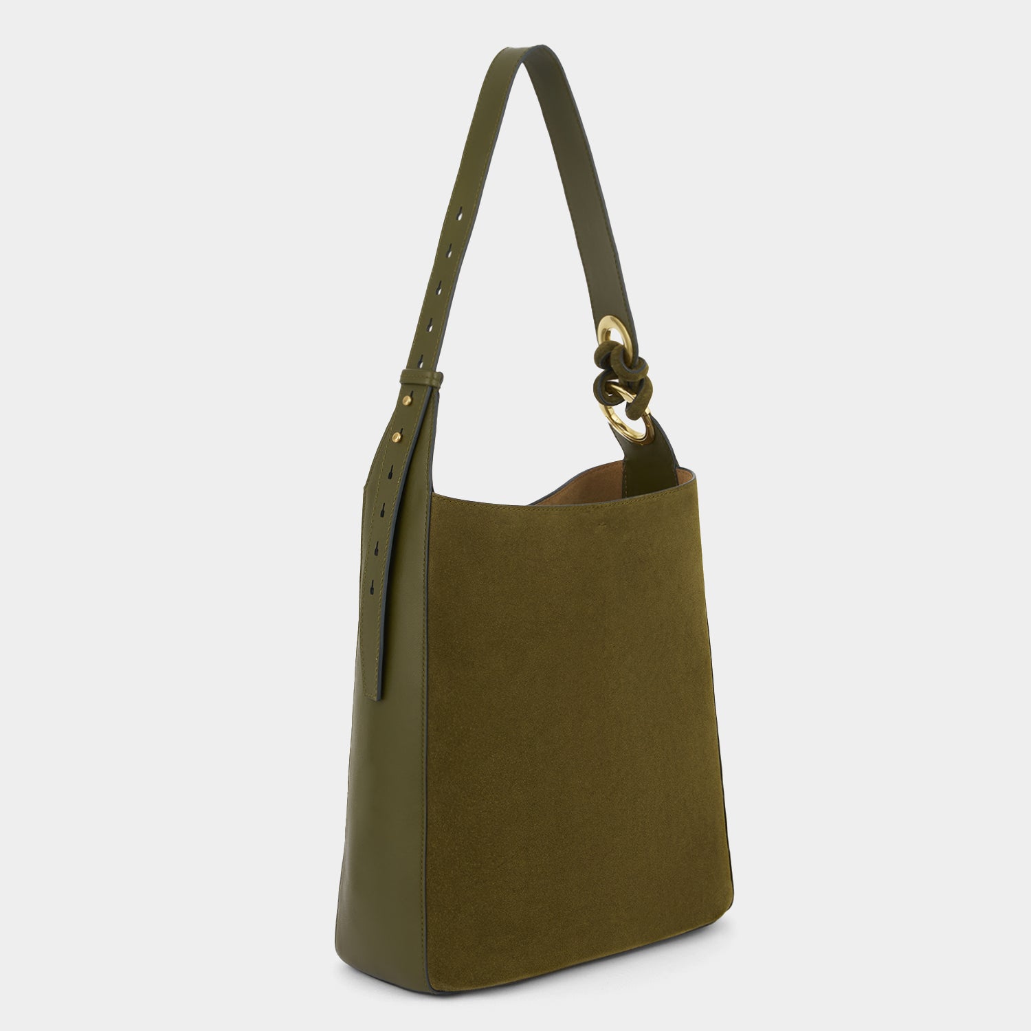 Ringo Shoulder Bag -

          
            Suede Leather in Bonsai Green -
          

          Anya Hindmarch EU
